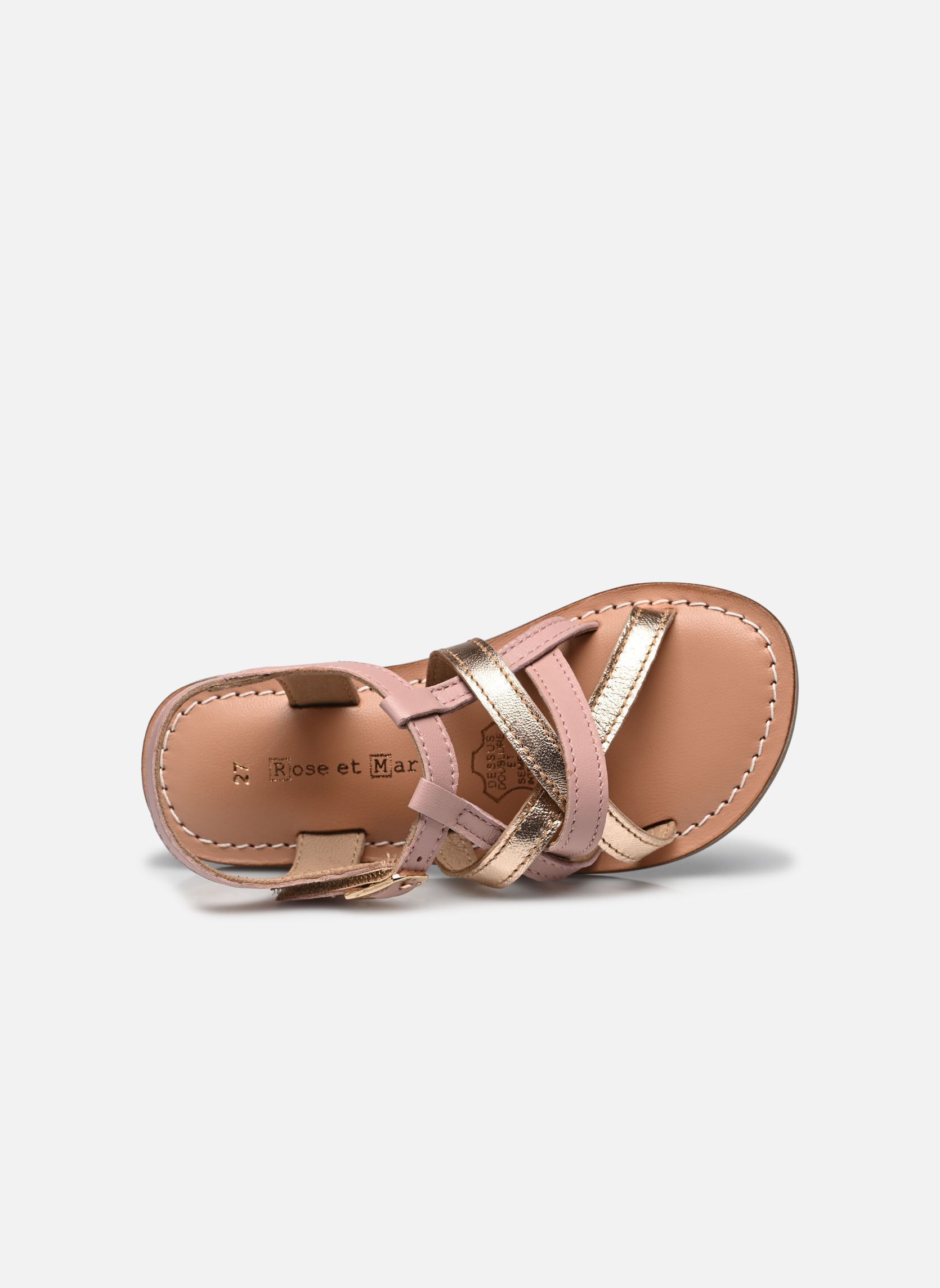 Sandales KIMONA fille multicolore Rose et Martin Sandales KIMONA fille multicolore Pink Gold