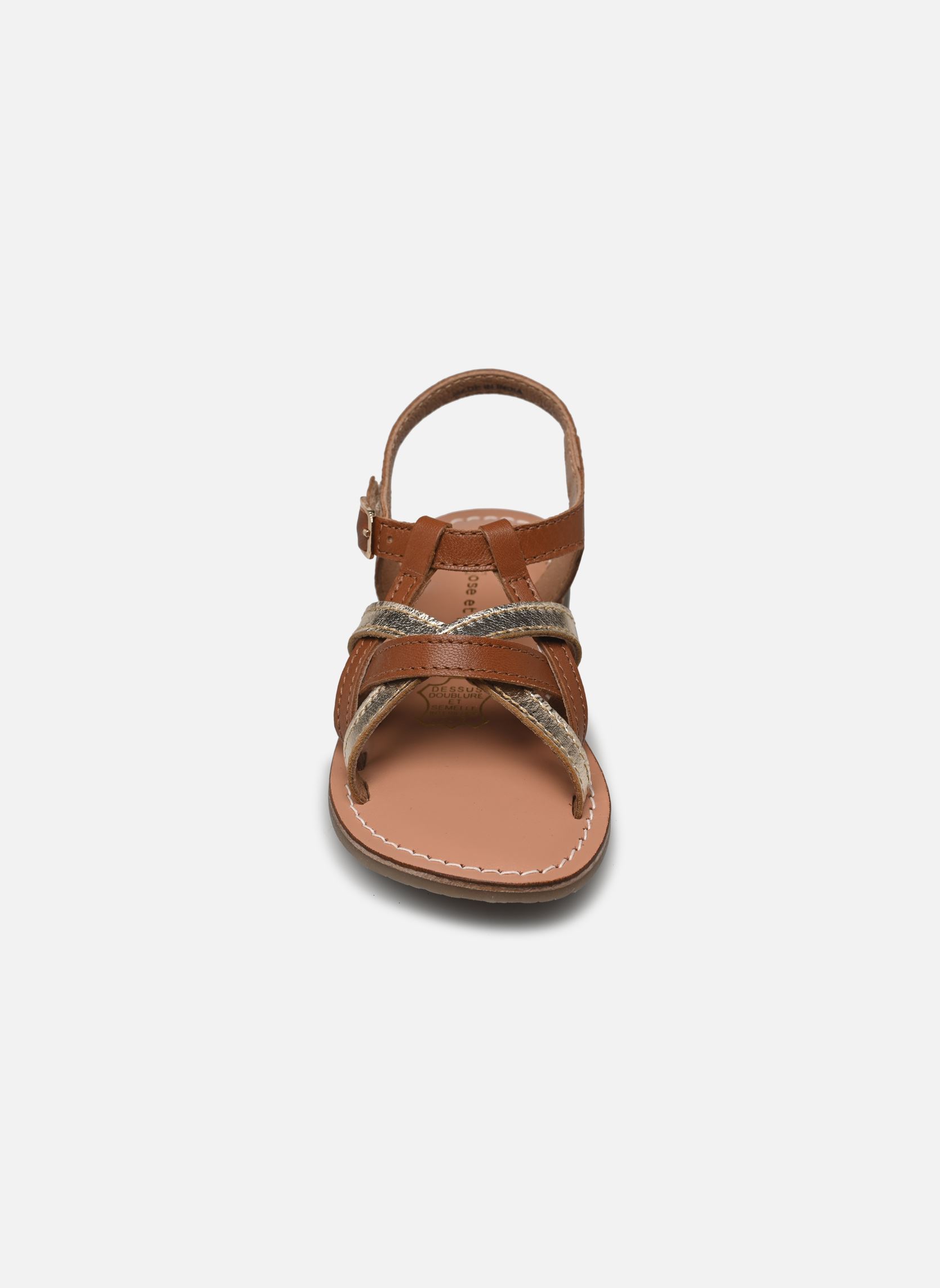 Sandalen KIMONA mädchen mehrfarbig Rose et Martin Sandalen KIMONA mädchen mehrfarbig Tan gold