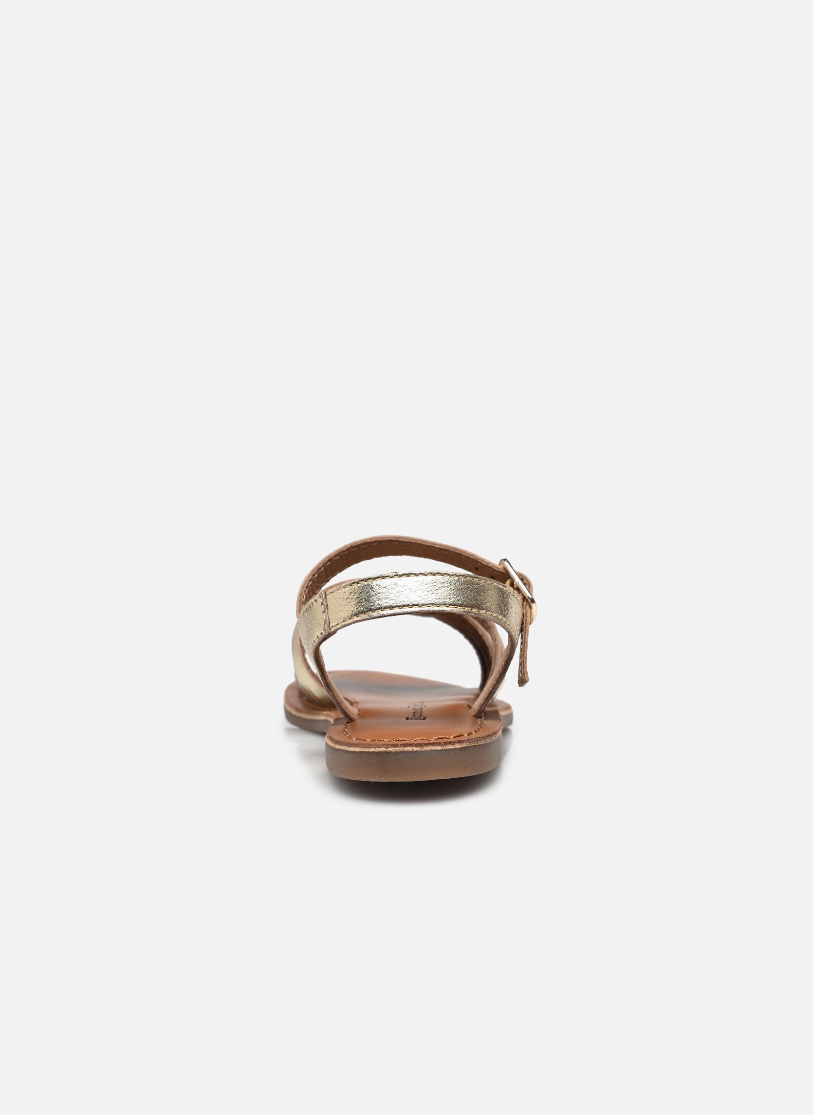 Sandales KARMEL fille or et bronze Rose et Martin Sandales KARMEL fille or et bronze Doré