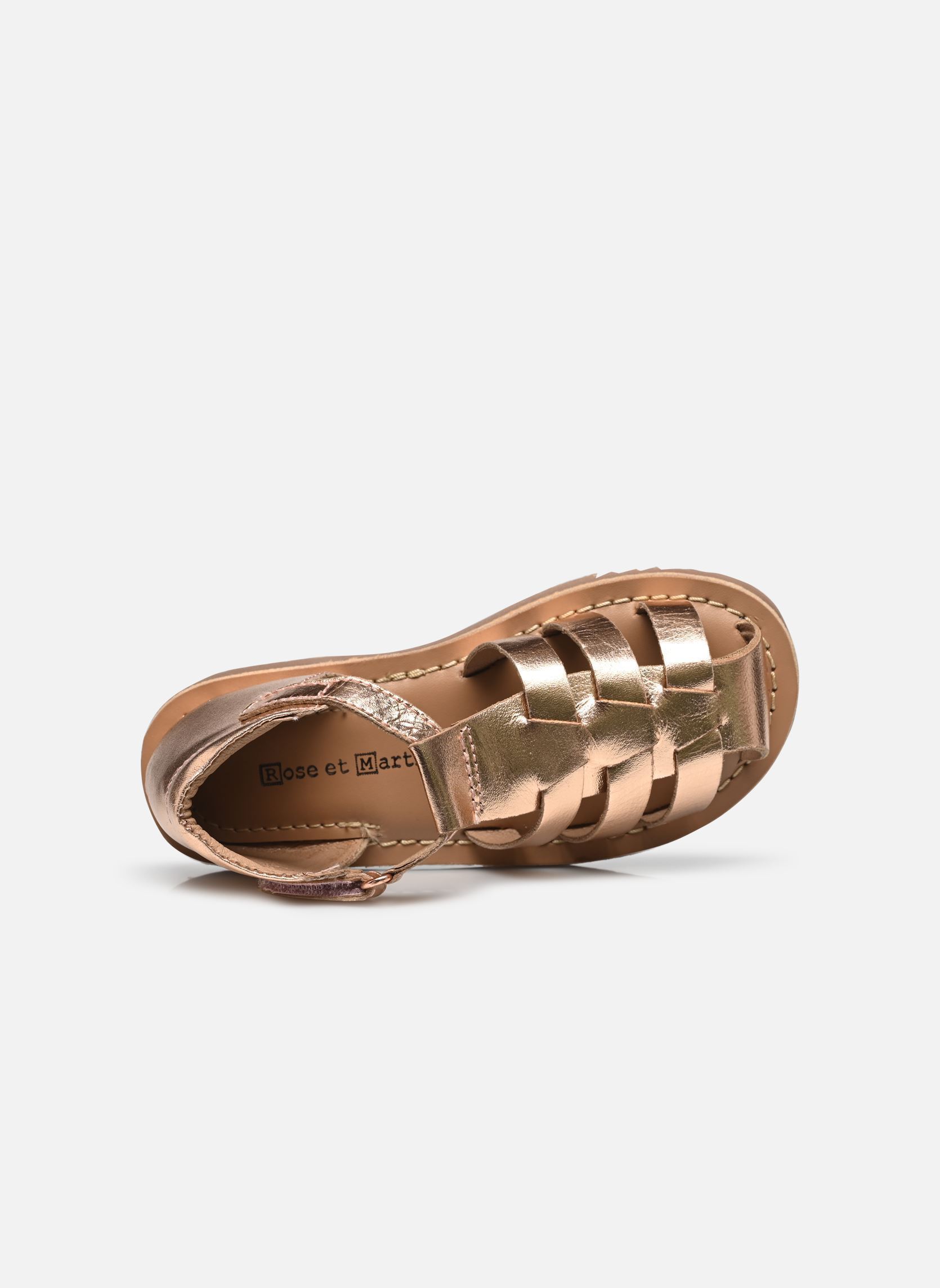 Sandalen KILENE mädchen rosa Rose et Martin Sandalen KILENE mädchen rosa Gold peach