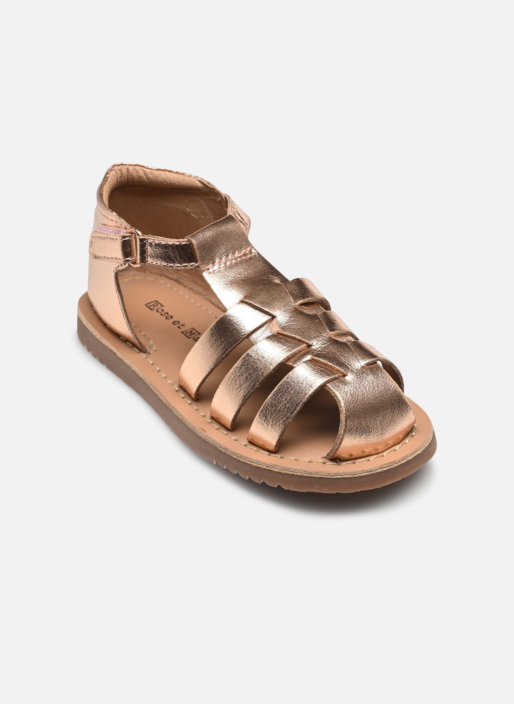 Sandalen KILENE mädchen rosa Rose et Martin Sandalen KILENE mädchen rosa Gold peach