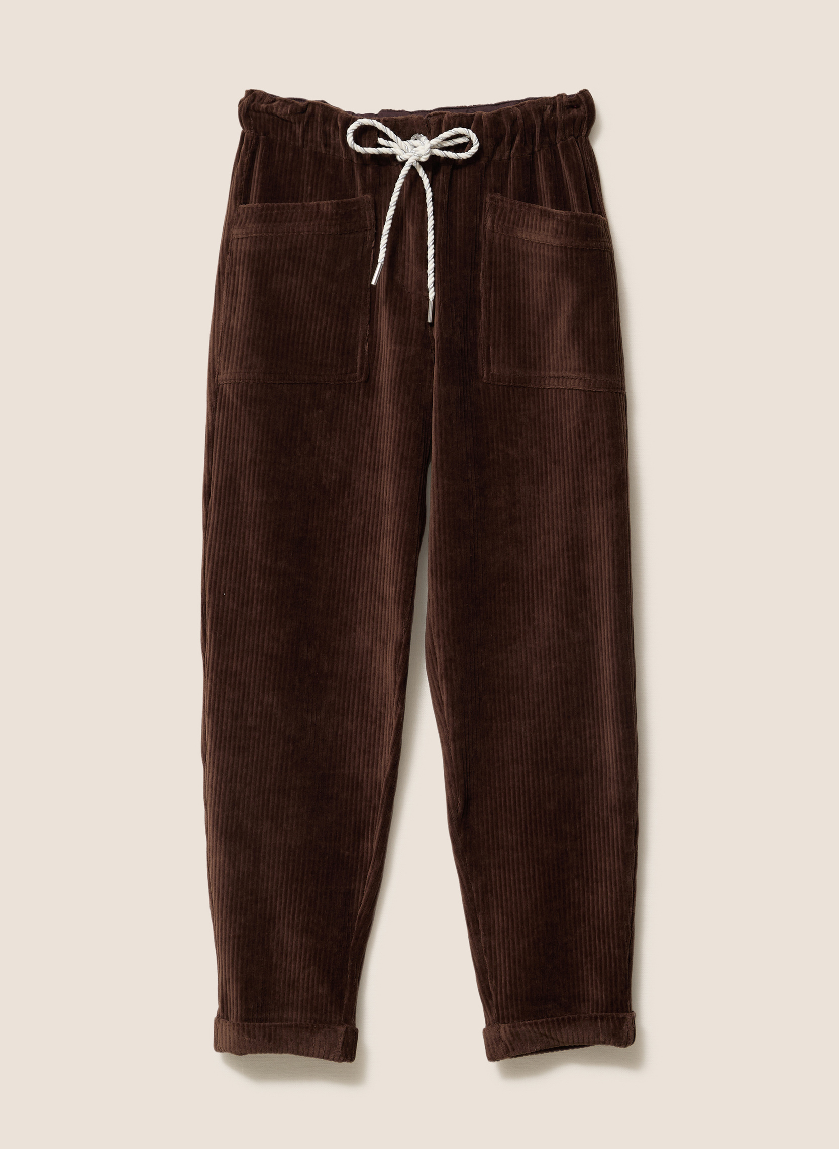 Pantalons droit PEBATLOVE femme marron Bréal Pantalons droit PEBATLOVE femme marron Marron