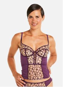 Brassières Corset violet Venus femme violet Camille Cerf & Pomm'Poire Brassières Corset violet Venus femme violet Violet