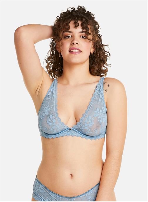 Camille Cerf & Pomm'Poire Brassières Soutien-gorge à armatures bleu Siwa femme bleu