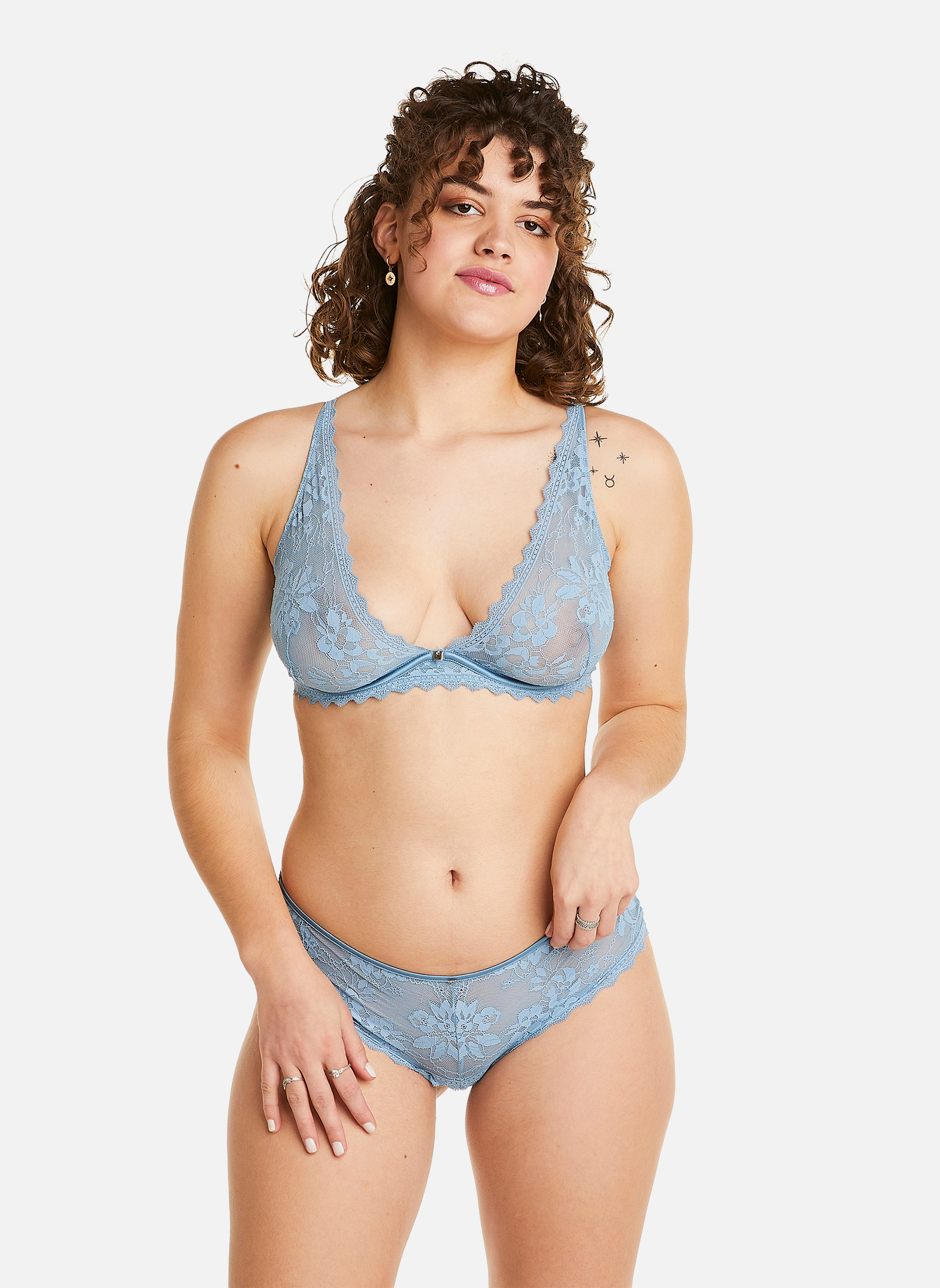Culottes Shorty bleu Siwa femme bleu Camille Cerf & Pomm'Poire Culottes Shorty bleu Siwa femme bleu Bleu