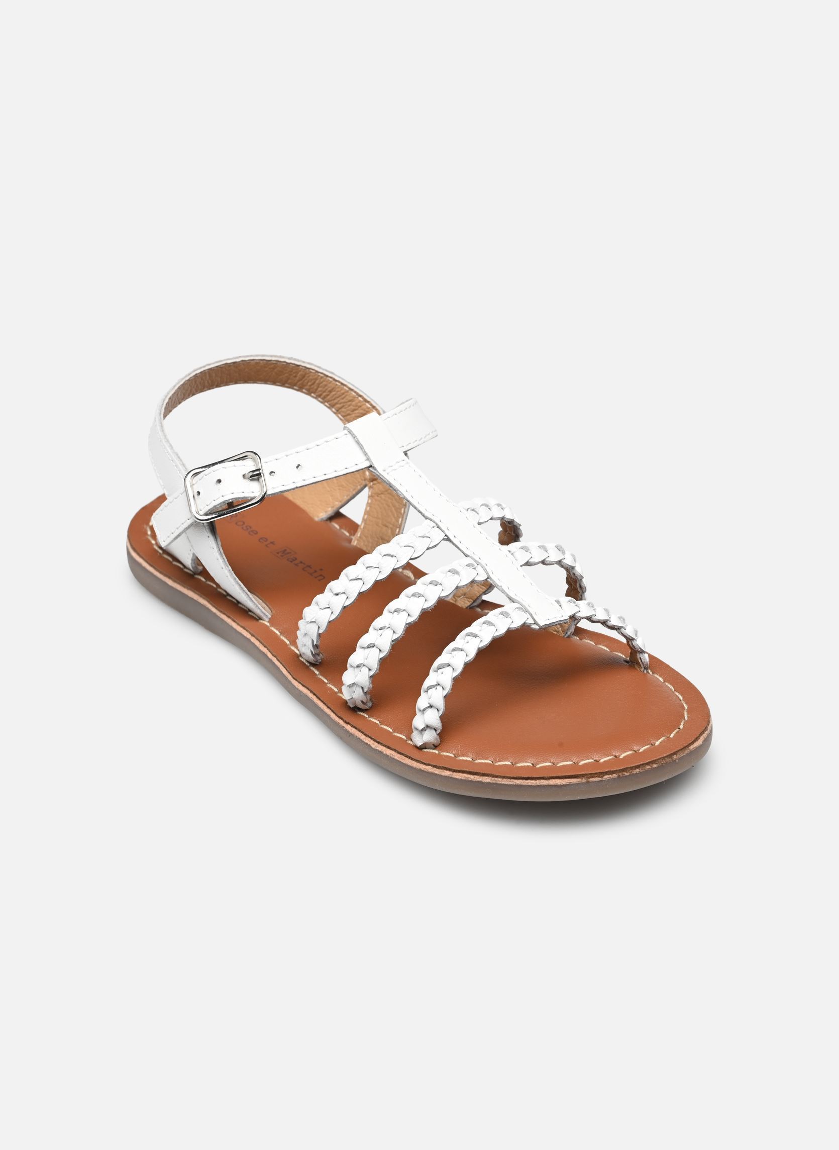 Sandalen CHODREY mädchen weiß Rose et Martin Sandalen CHODREY mädchen weiß Blanc