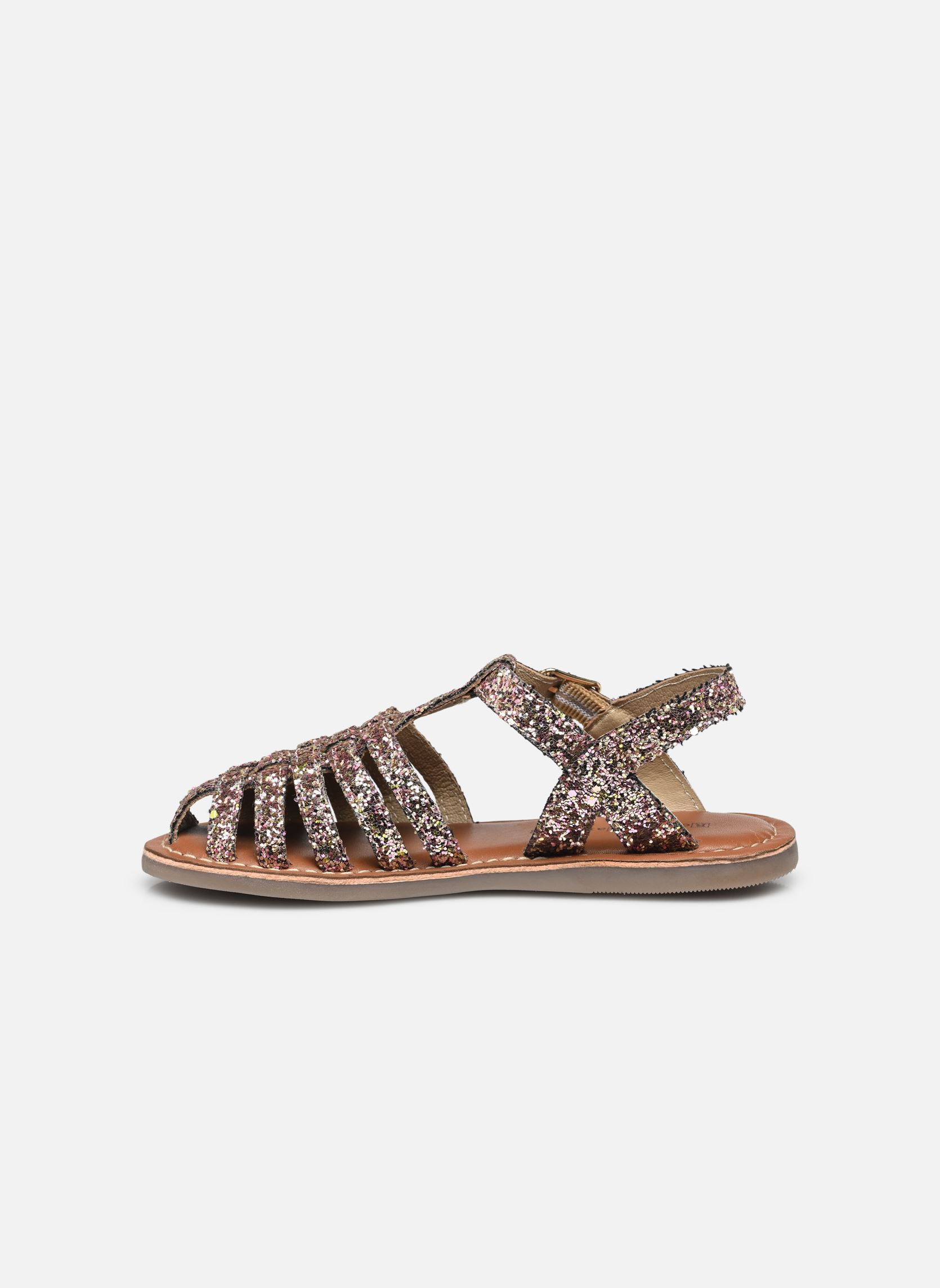 Sandales CHARLINE fille or et bronze Rose et Martin Sandales CHARLINE fille or et bronze glitter doré