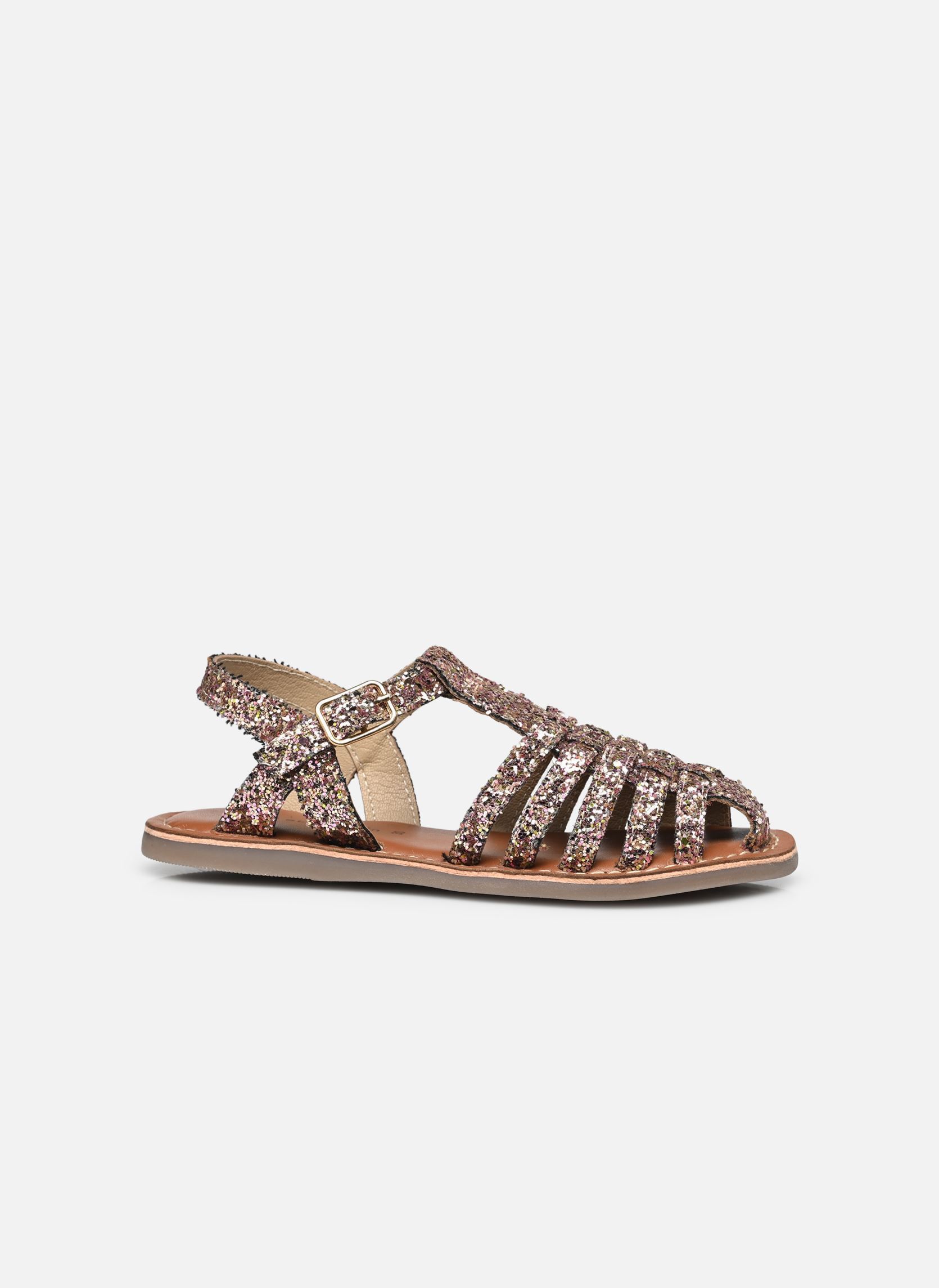 Sandales CHARLINE fille or et bronze Rose et Martin Sandales CHARLINE fille or et bronze glitter doré