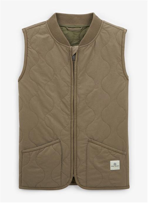Serge Blanco Vestes sans manches vert