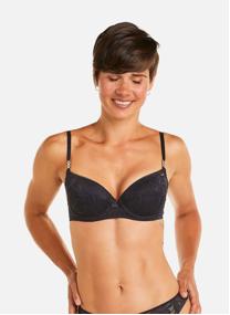 Brassières Soutien-gorge ampliforme coque moulée gris Paix femme gris Pomm'Poire Brassières Soutien-gorge ampliforme coque moulée gris Paix femme gris Gris foncé