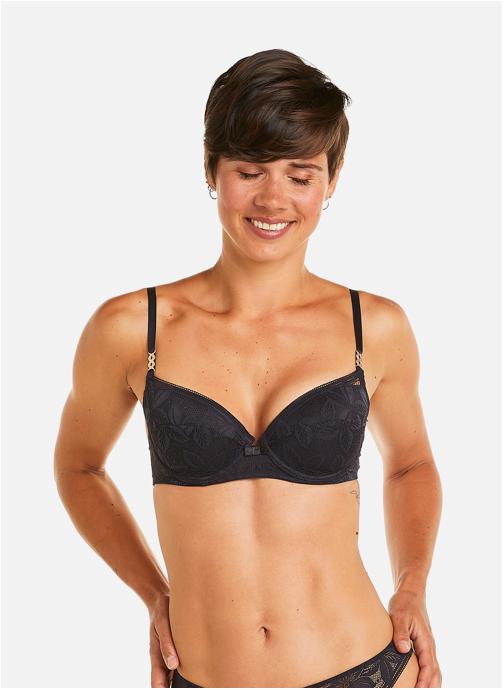 Pomm'Poire Brassières Soutien-gorge ampliforme coque moulée gris Paix femme gris