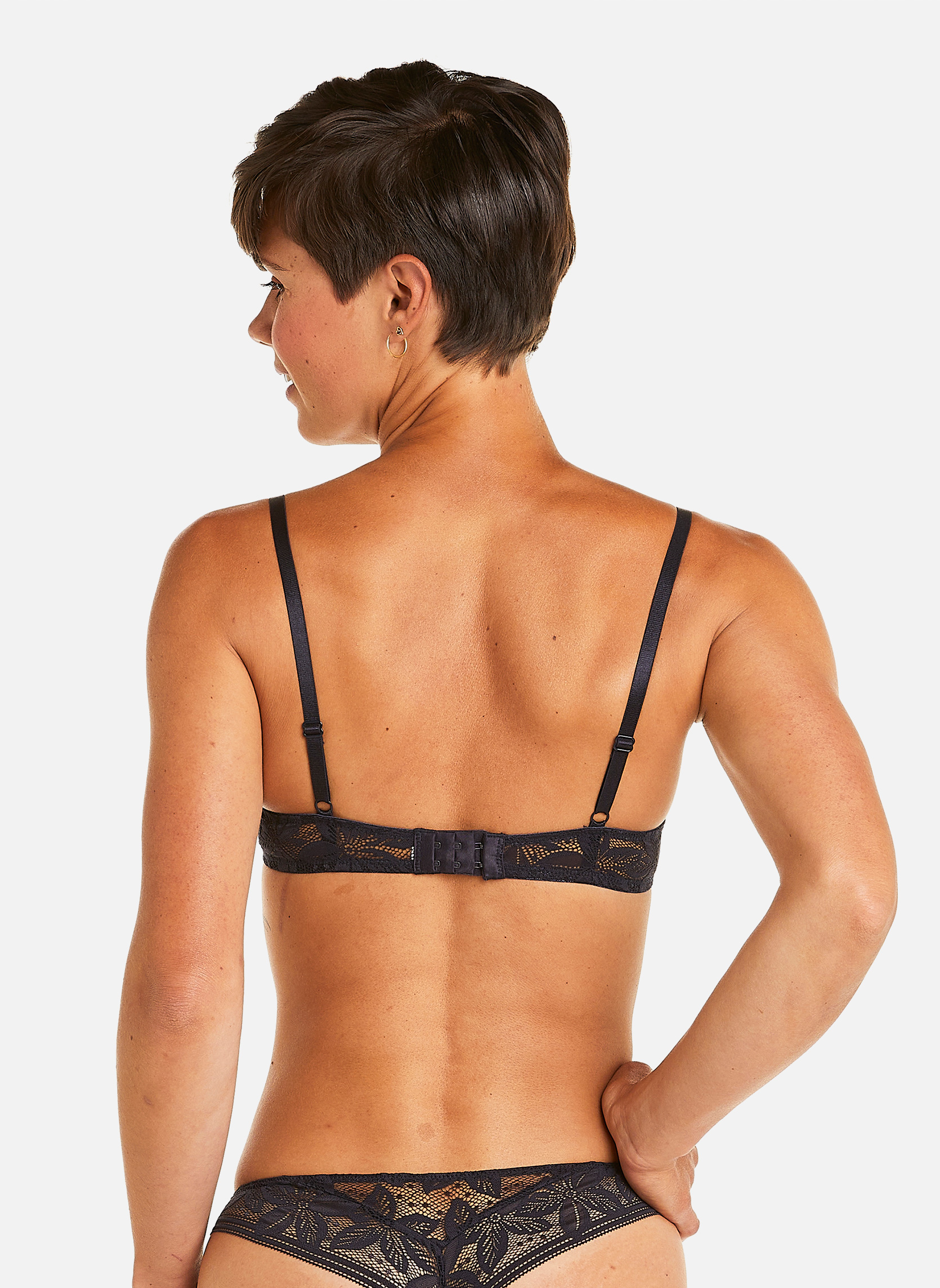 Brassières Soutien-gorge ampliforme coque moulée gris Paix femme gris Pomm'Poire Brassières Soutien-gorge ampliforme coque moulée gris Paix femme gris Gris foncé