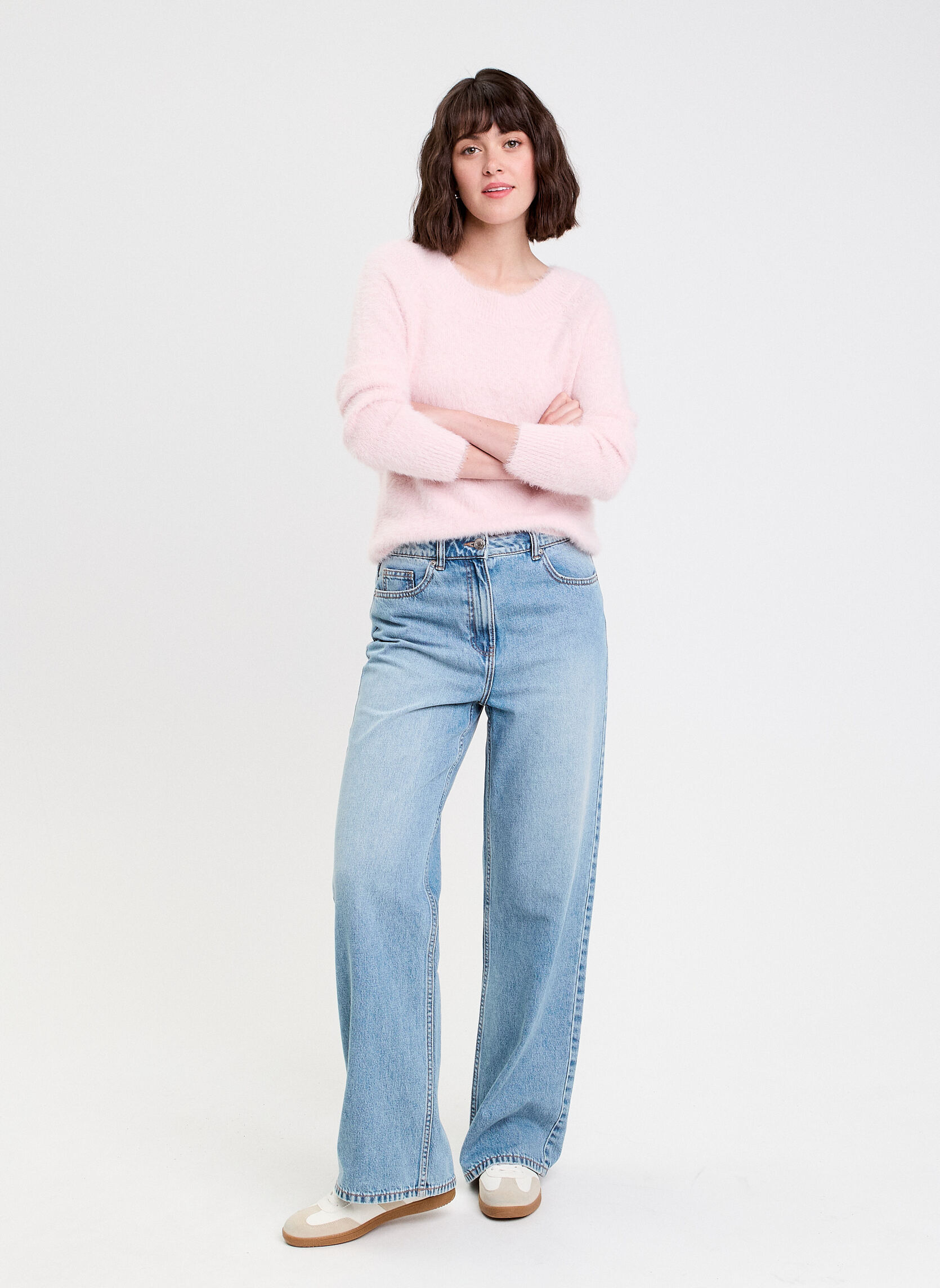 Pulls BASICMASHA femme rose Cache Cache Pulls BASICMASHA femme rose Rose pastel