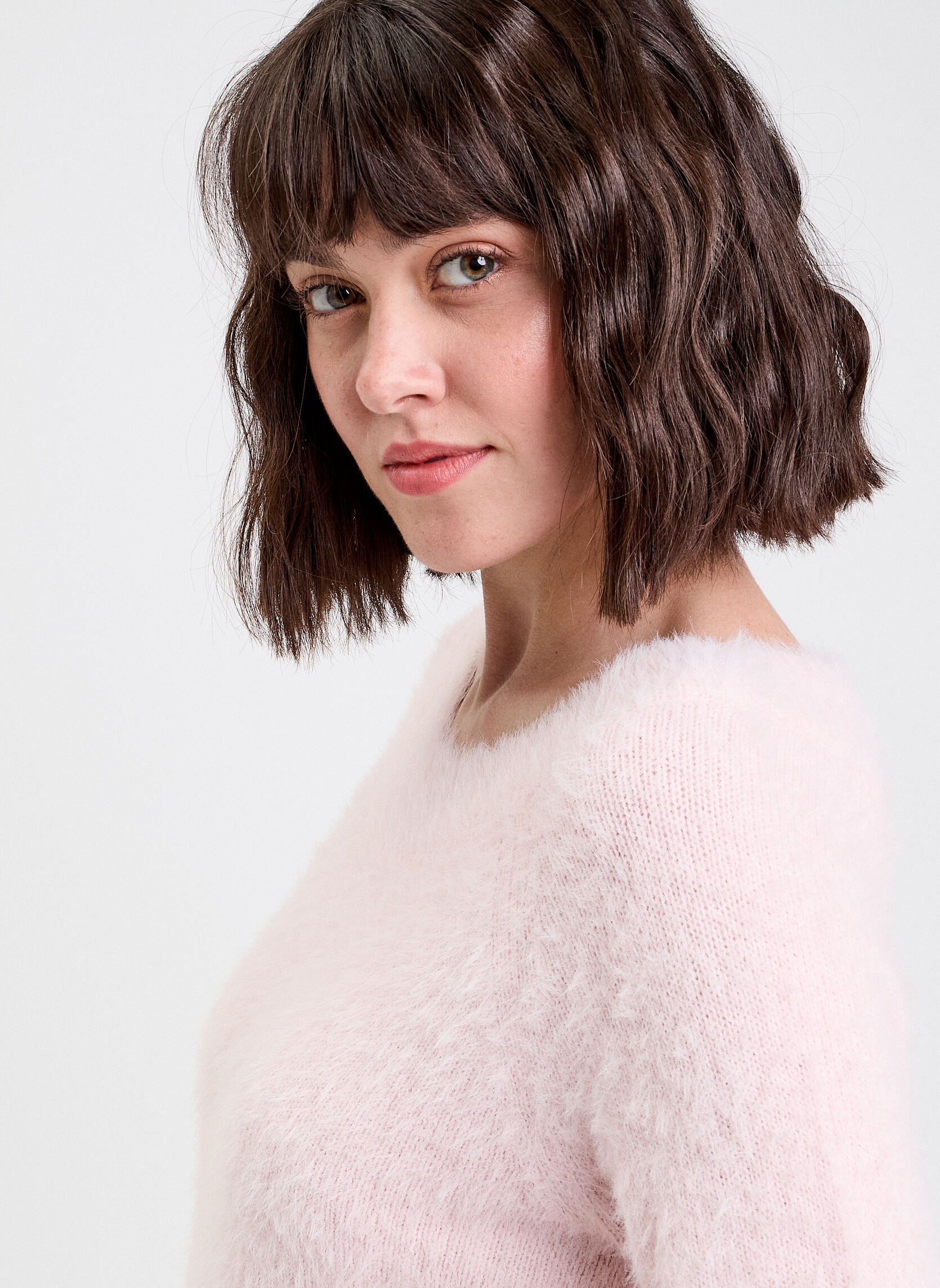 Pulls BASICMASHA femme rose Cache Cache Pulls BASICMASHA femme rose Rose pastel