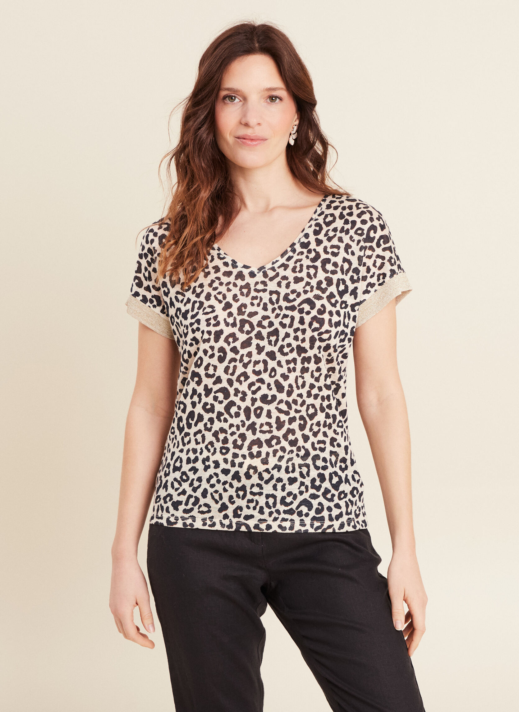 Tee-shirts TIRAYPRIS femme beige Bréal Tee-shirts TIRAYPRIS femme beige Beige