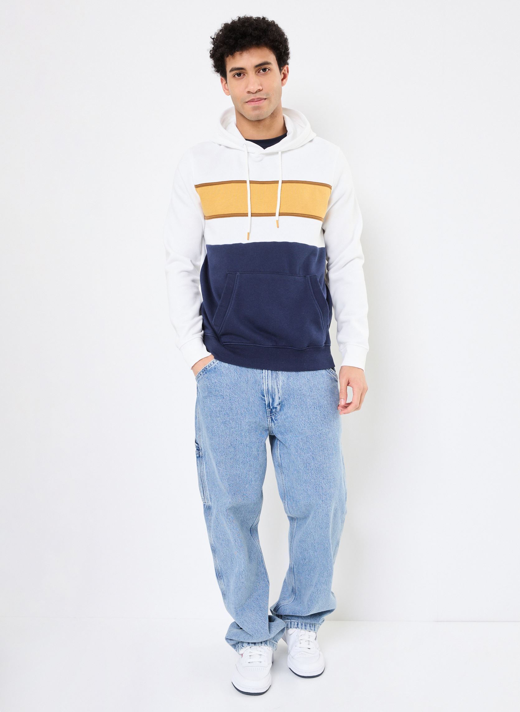 Sweats à capuche MARIU sweatshirt homme bleu MADE BY Sweats à capuche MARIU sweatshirt homme bleu BLACK IRIS