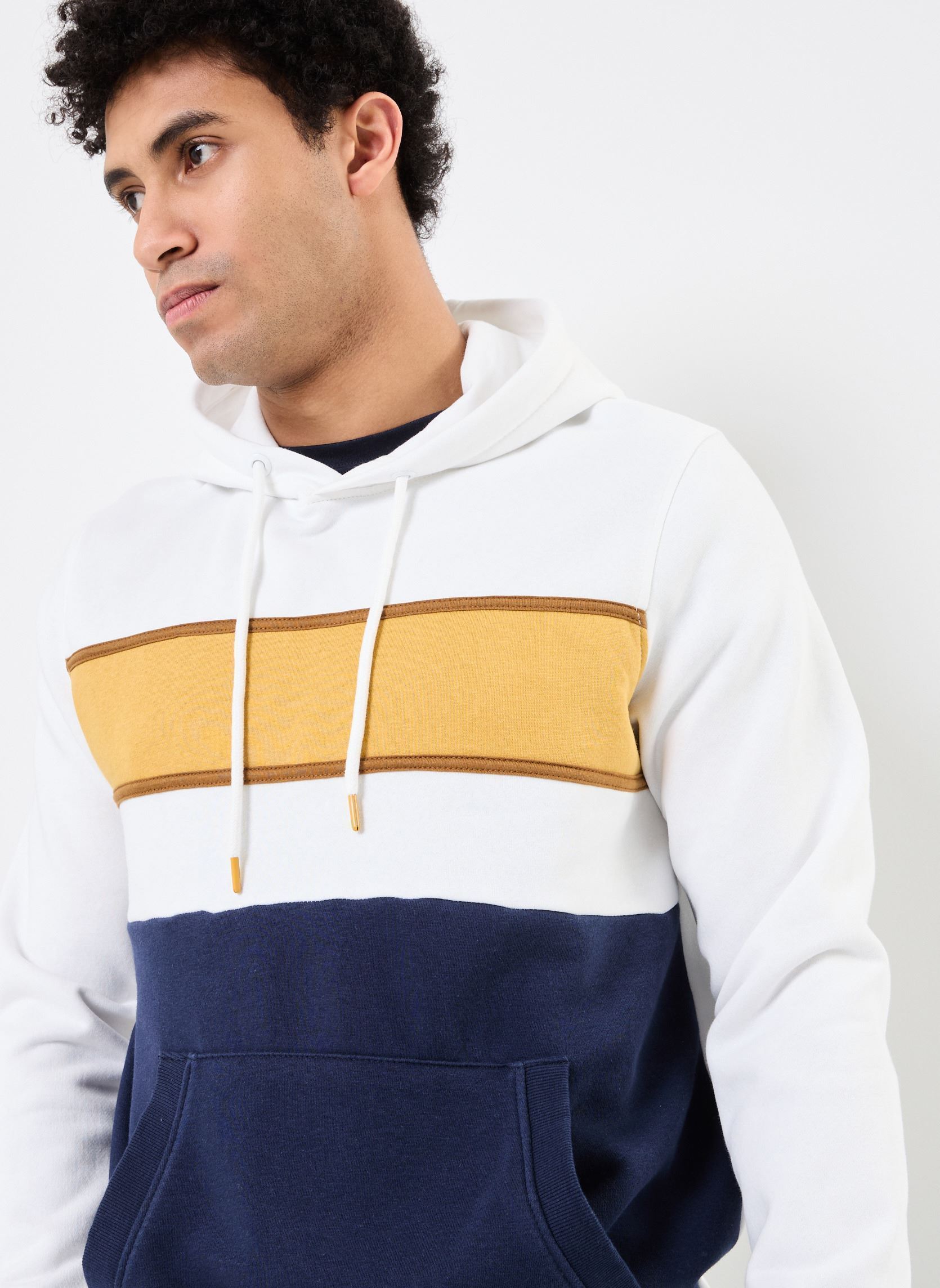 Sweats à capuche MARIU sweatshirt homme bleu MADE BY Sweats à capuche MARIU sweatshirt homme bleu BLACK IRIS