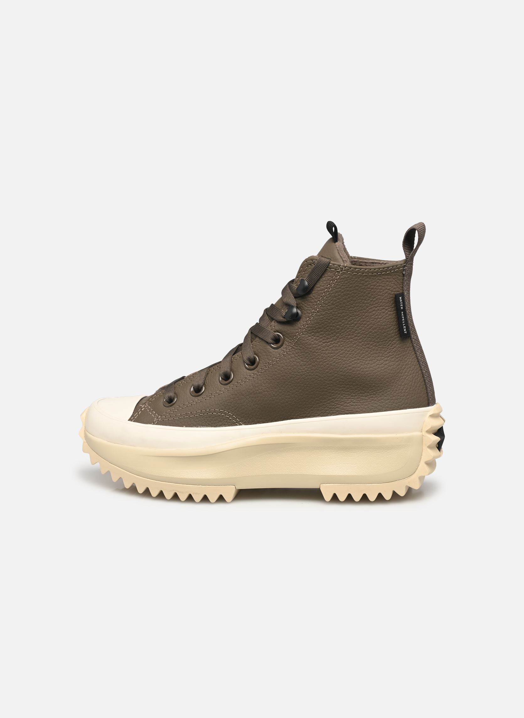 Baskets Run Star Hike Hi Weatherized Leather femme marron Converse Baskets Run Star Hike Hi Weatherized Leather femme marron TRUFFLE/BLACK/EGRET