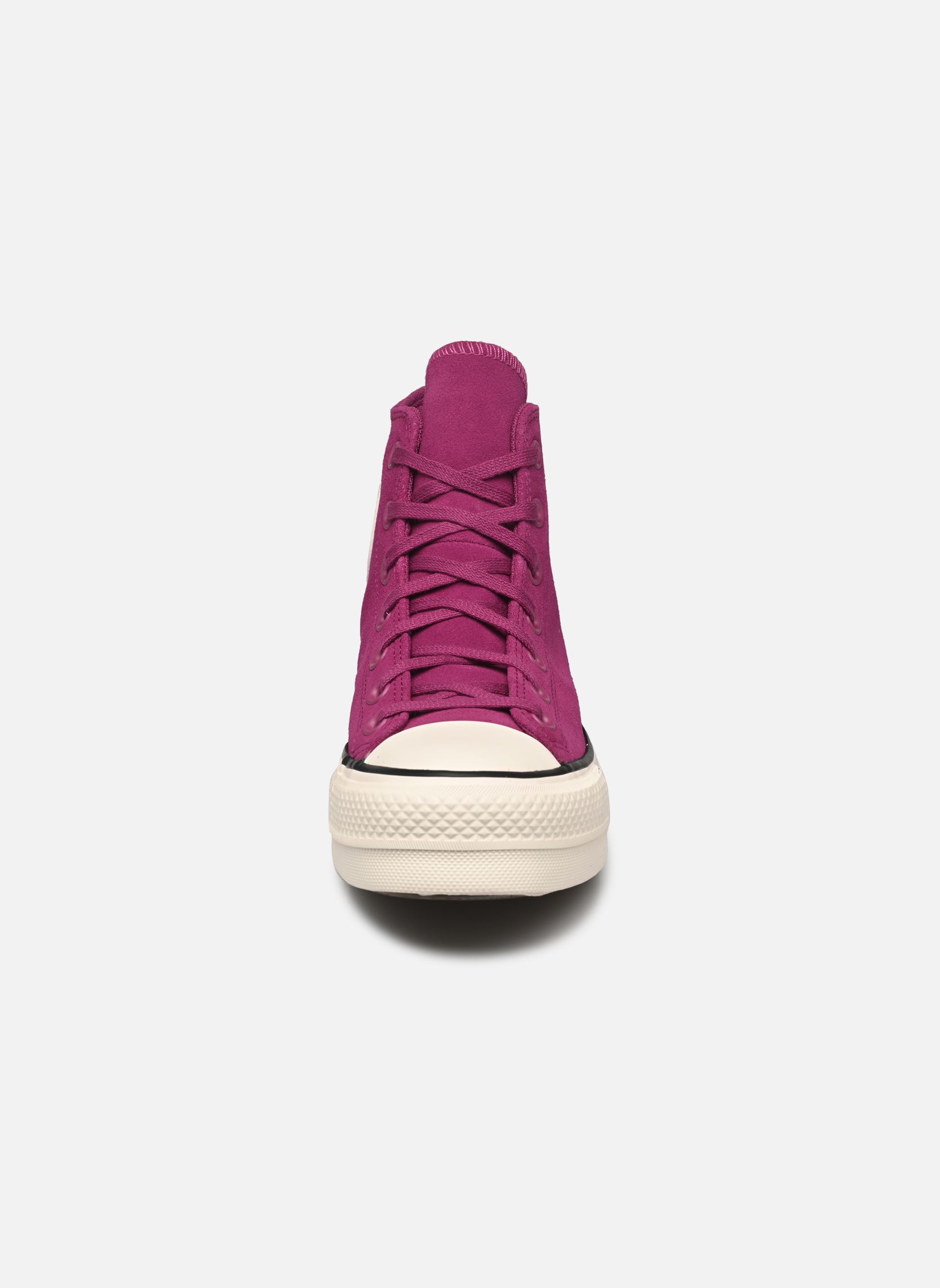 Baskets Chuck Taylor All Star Lift Colorful Sued femme violet Converse Baskets Chuck Taylor All Star Lift Colorful Sued femme violet QUANTUM VIOLET