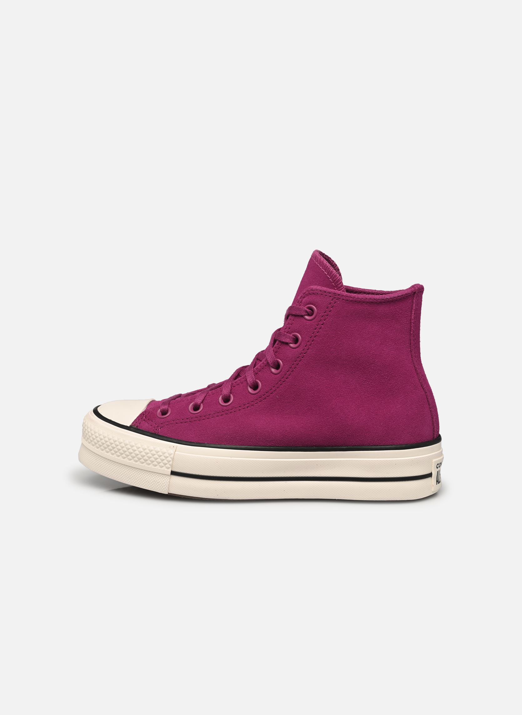 Baskets Chuck Taylor All Star Lift Colorful Sued femme violet Converse Baskets Chuck Taylor All Star Lift Colorful Sued femme violet QUANTUM VIOLET
