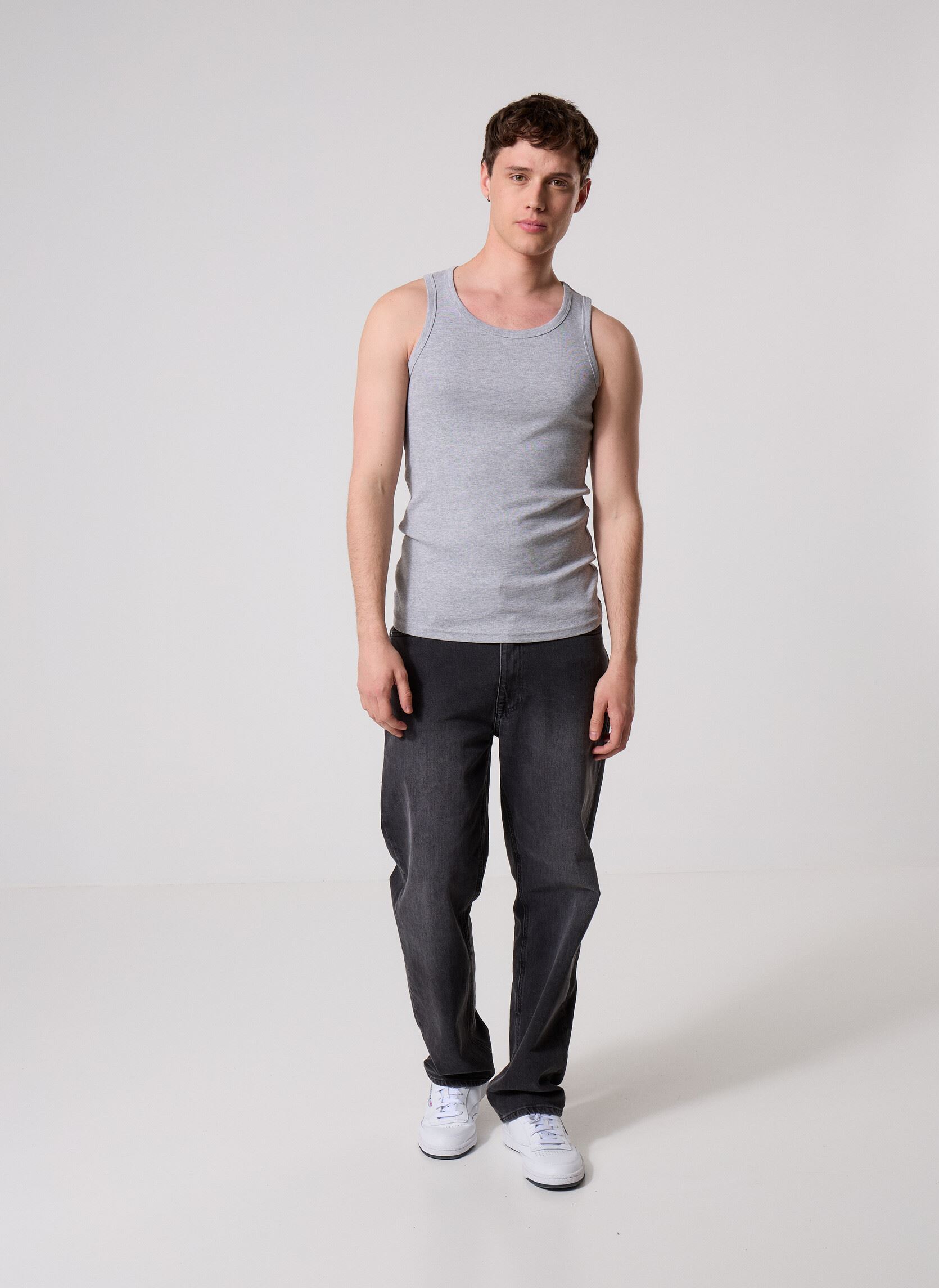 Débardeurs DALLAS homme gris MADE BY Débardeurs DALLAS homme gris Z**GRIS CHINE
