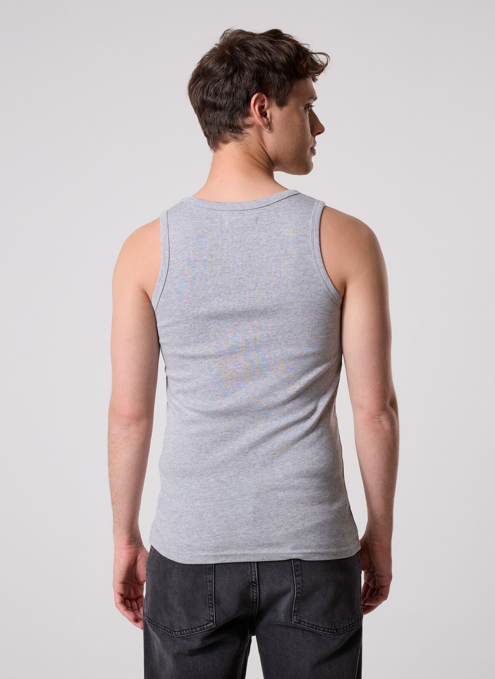 Débardeurs DALLAS homme gris MADE BY Débardeurs DALLAS homme gris Z**GRIS CHINE