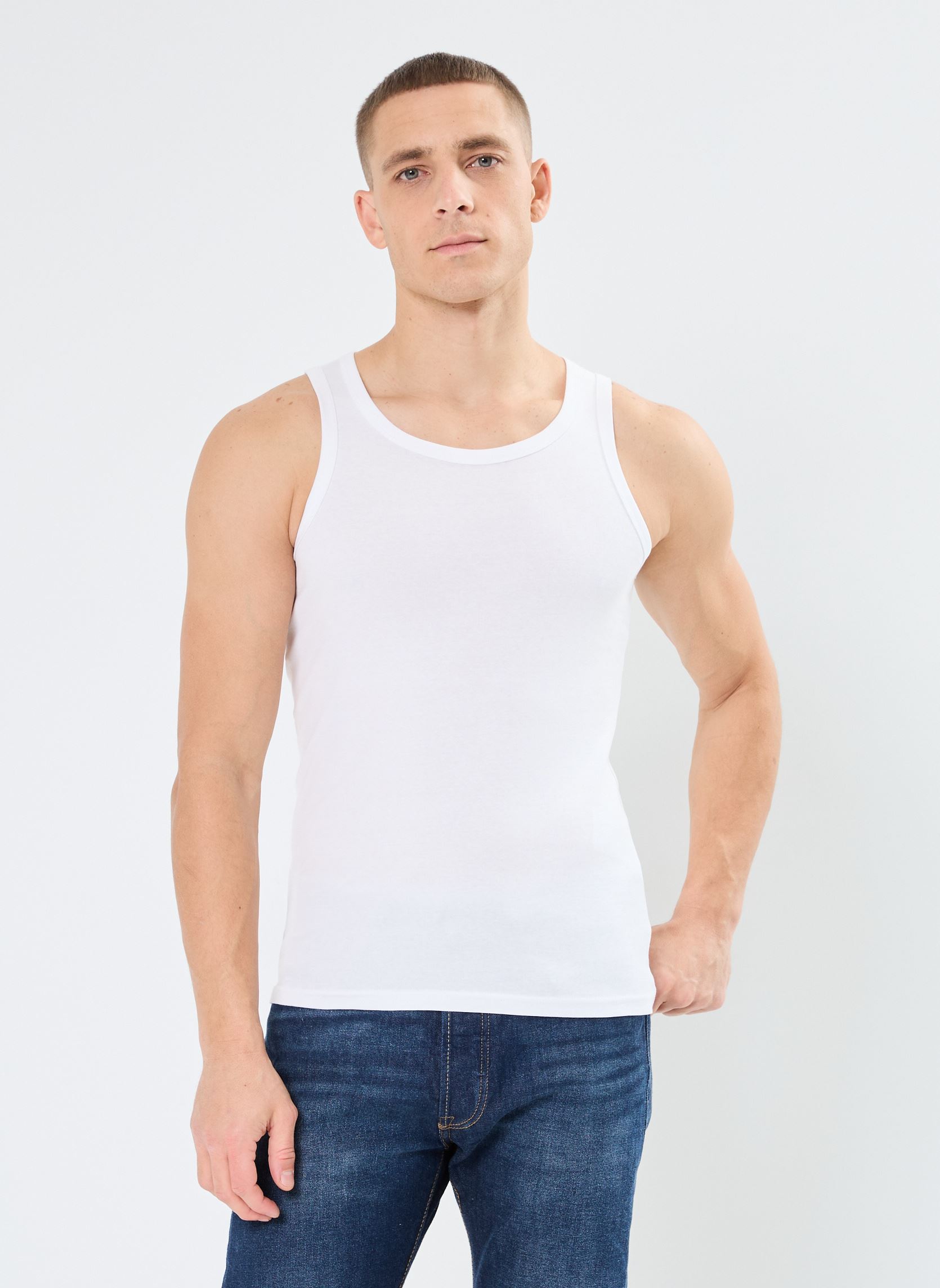 Débardeurs DALLAS homme blanc MADE BY Débardeurs DALLAS homme blanc Z*BLANC