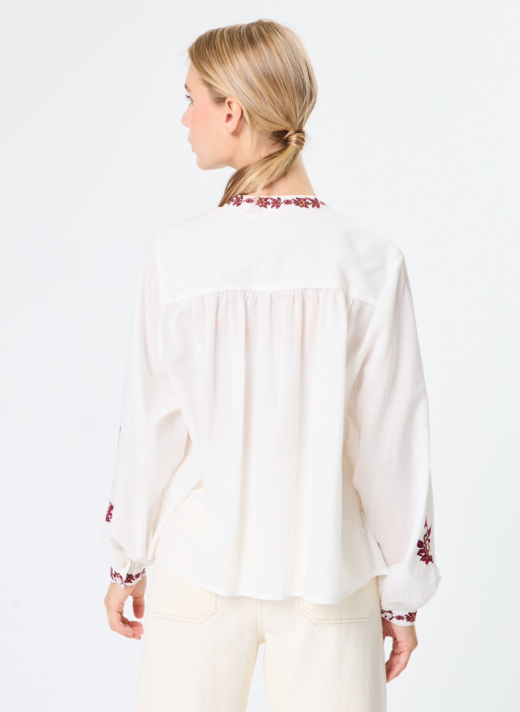 Blouses manches longues Berlia femme blanc La Petite Etoile Blouses manches longues Berlia femme blanc Blanc