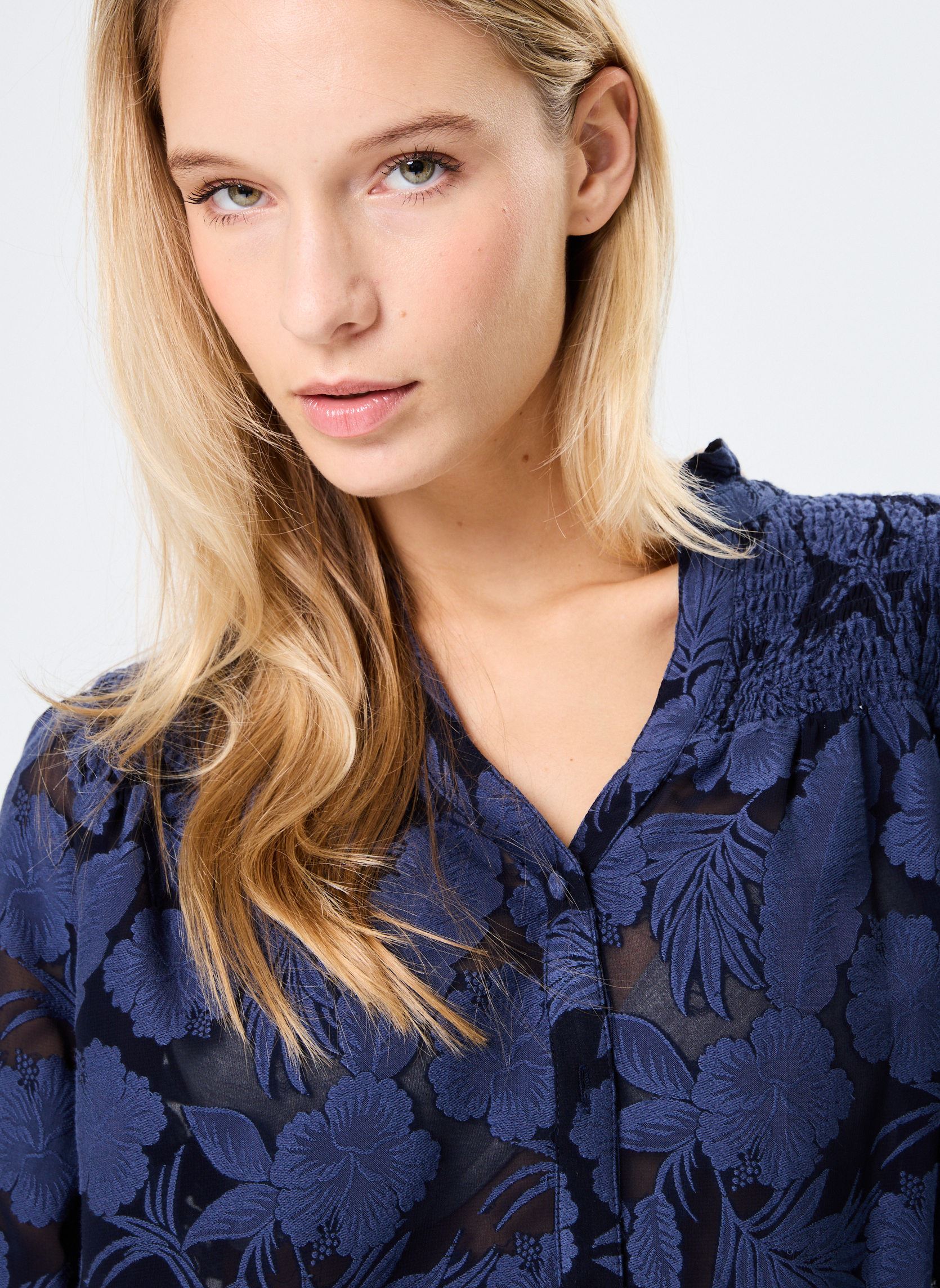 Blouses manches longues Bleona femme bleu La Petite Etoile Blouses manches longues Bleona femme bleu MARINE