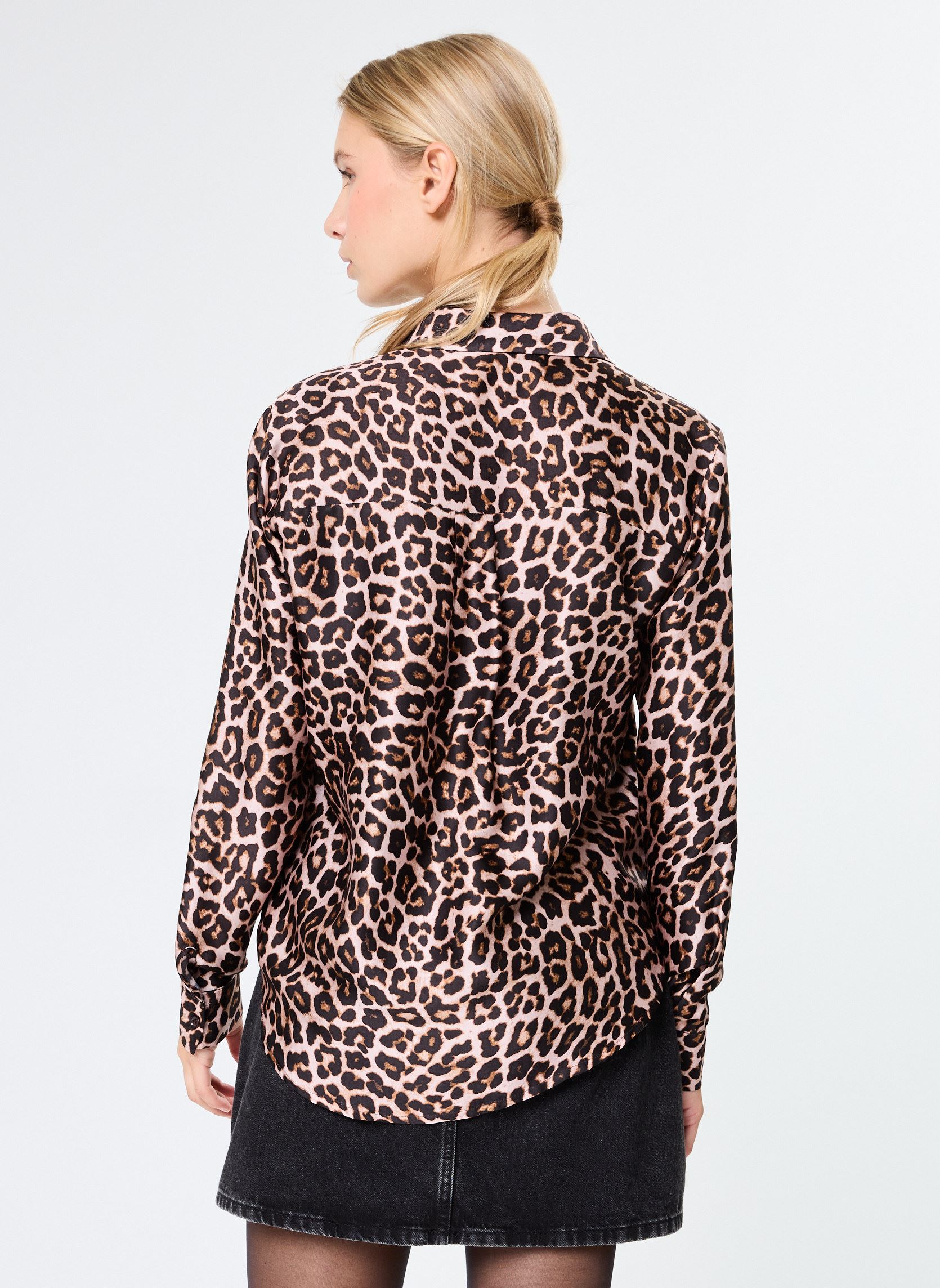 Camicie a maniche corte Chiara donna marrone La Petite Etoile Camicie a maniche corte Chiara donna marrone Leopard