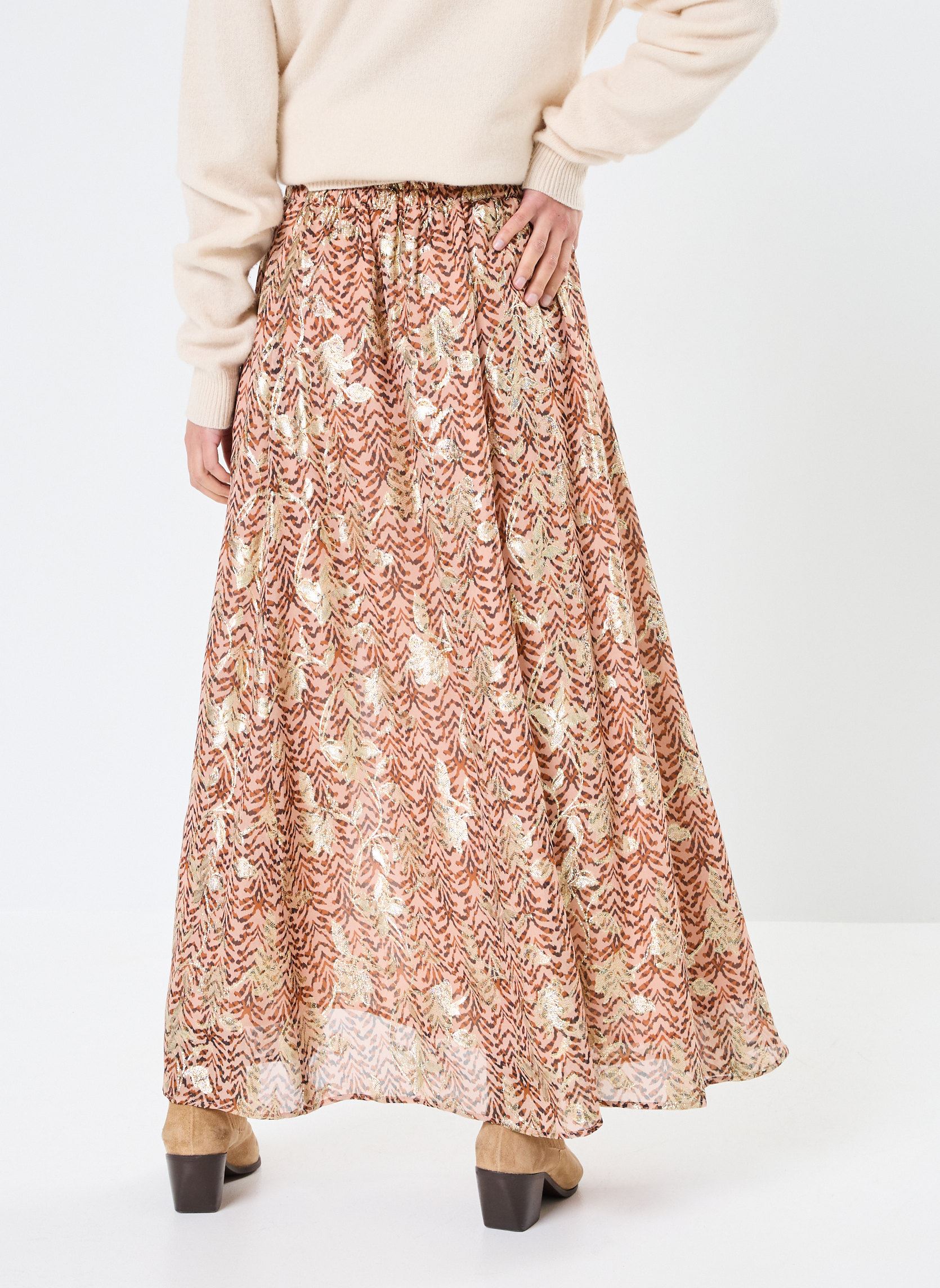 Jupes longues Joan femme beige La Petite Etoile Jupes longues Joan femme beige Beige