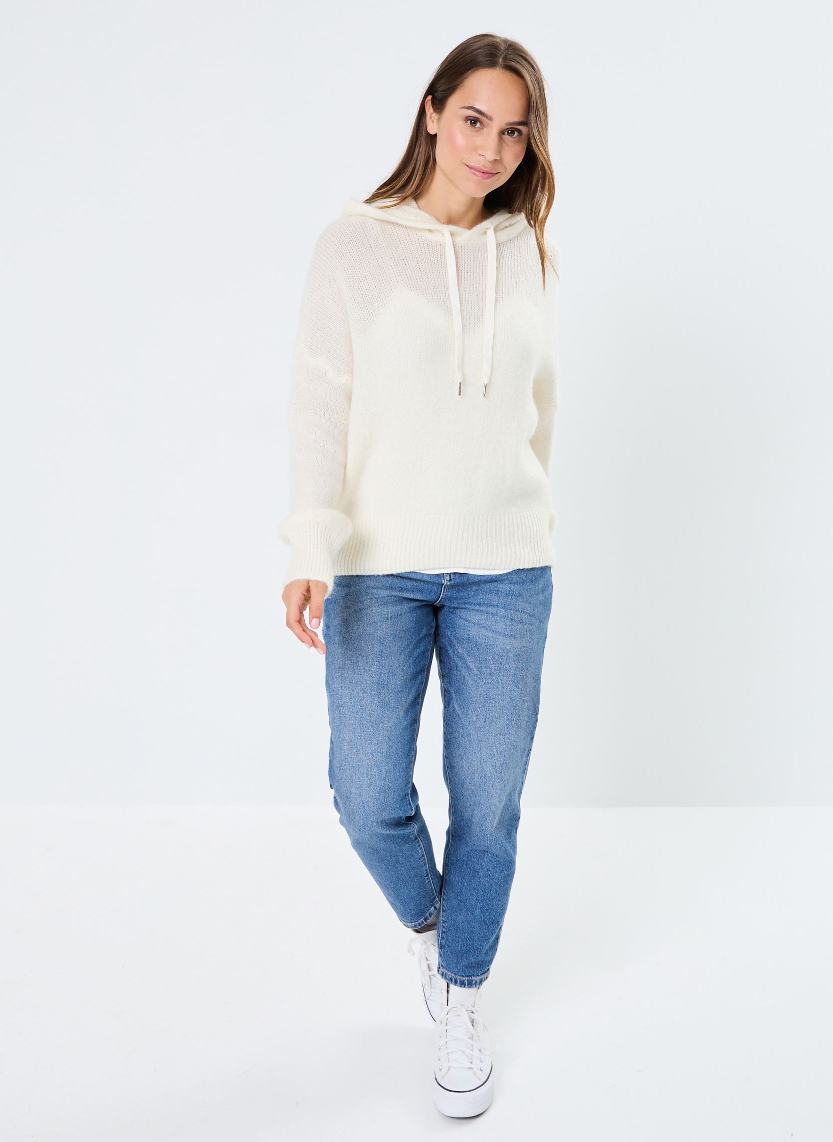 Pulls Maylie femme blanc La Petite Etoile Pulls Maylie femme blanc Ecru