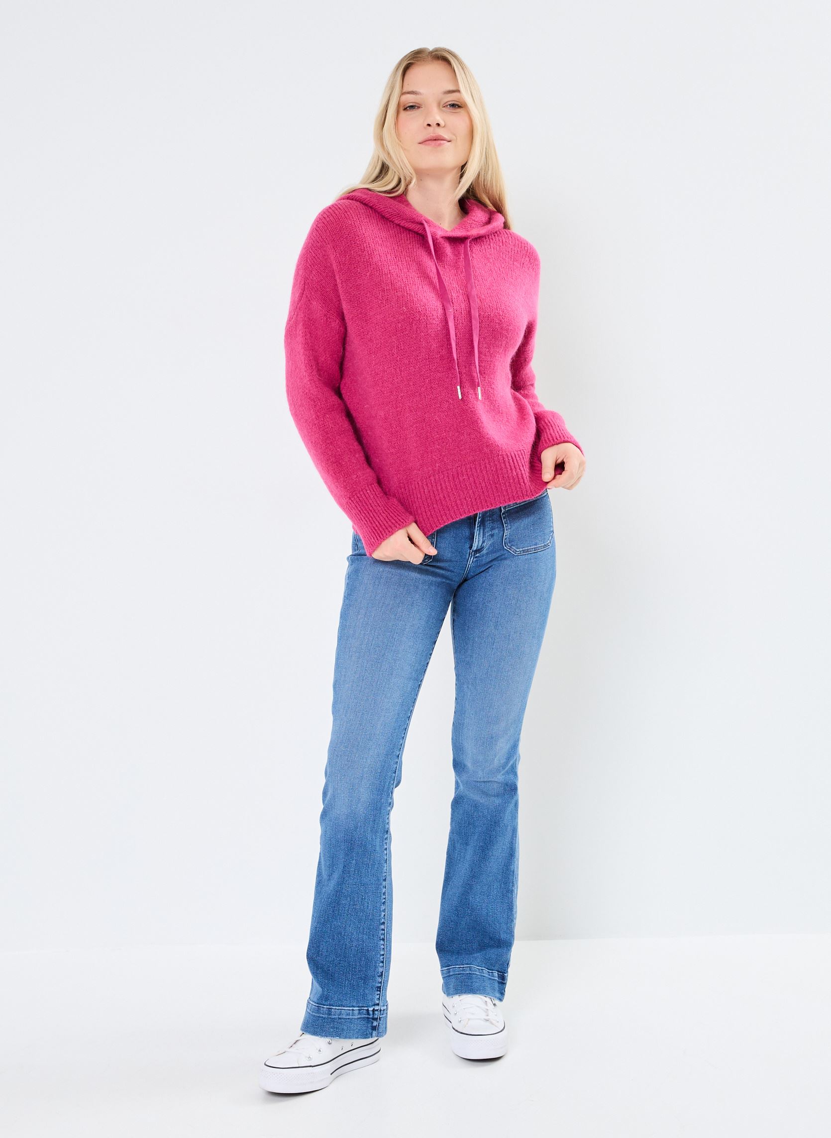 Pullover Maylie damen rosa La Petite Etoile Pullover Maylie damen rosa Fuchsia