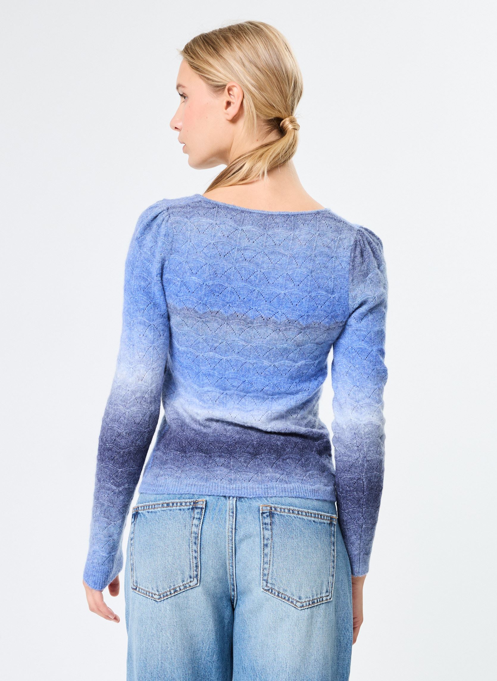 Pullover Melodie damen blau La Petite Etoile Pullover Melodie damen blau BLEU