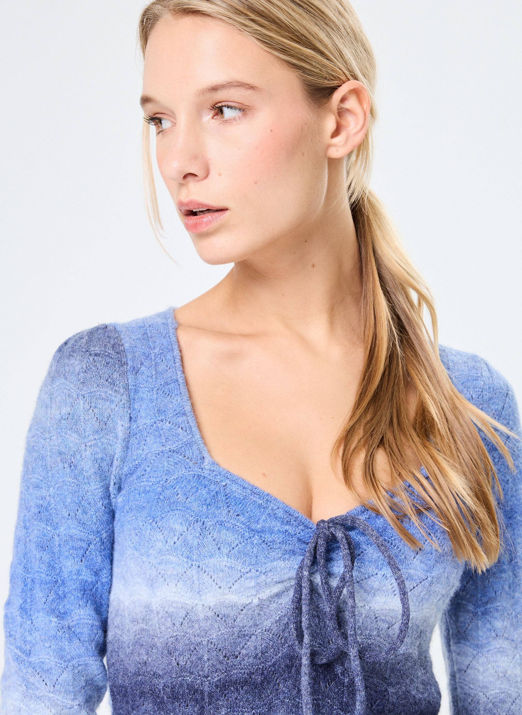Pullover Melodie damen blau La Petite Etoile Pullover Melodie damen blau BLEU