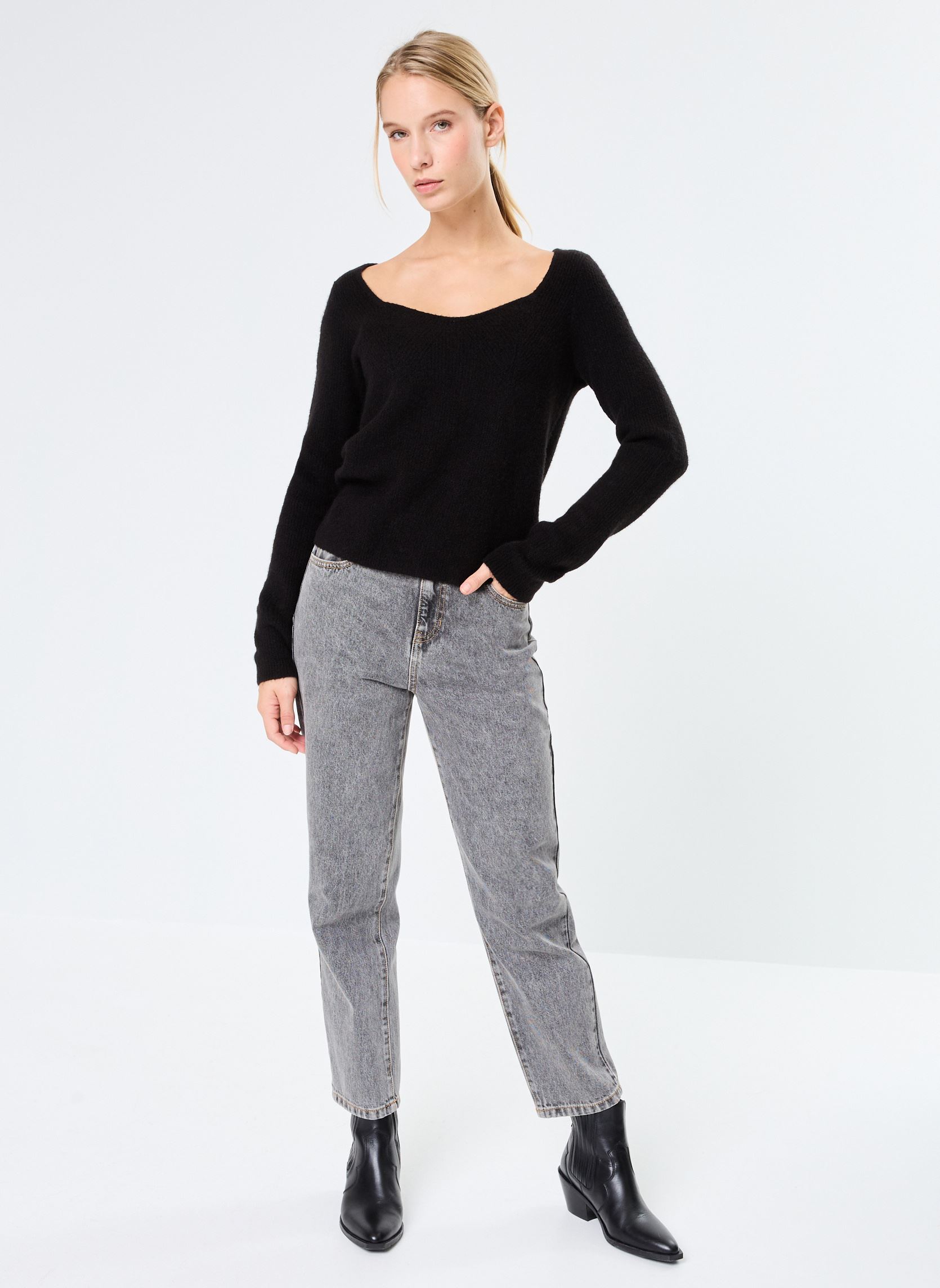 Pulls Mila femme noir La Petite Etoile Pulls Mila femme noir Noir