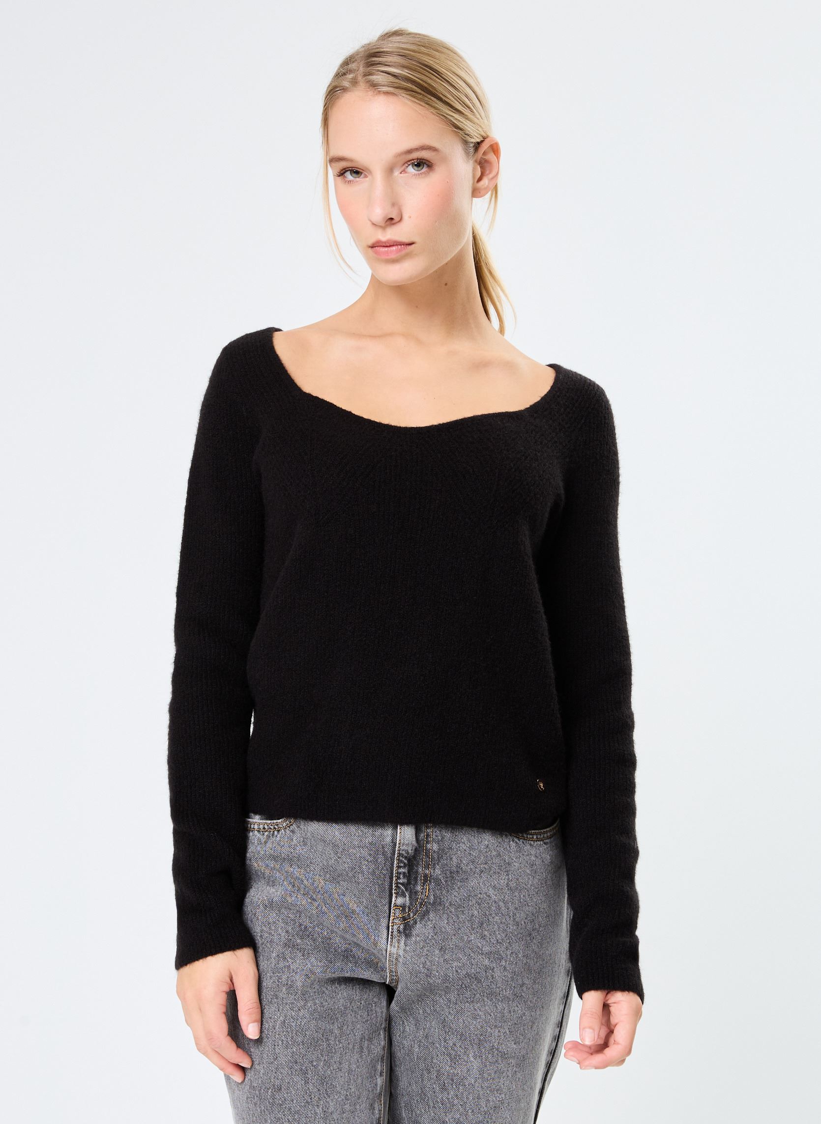 Pulls Mila femme noir La Petite Etoile Pulls Mila femme noir Noir