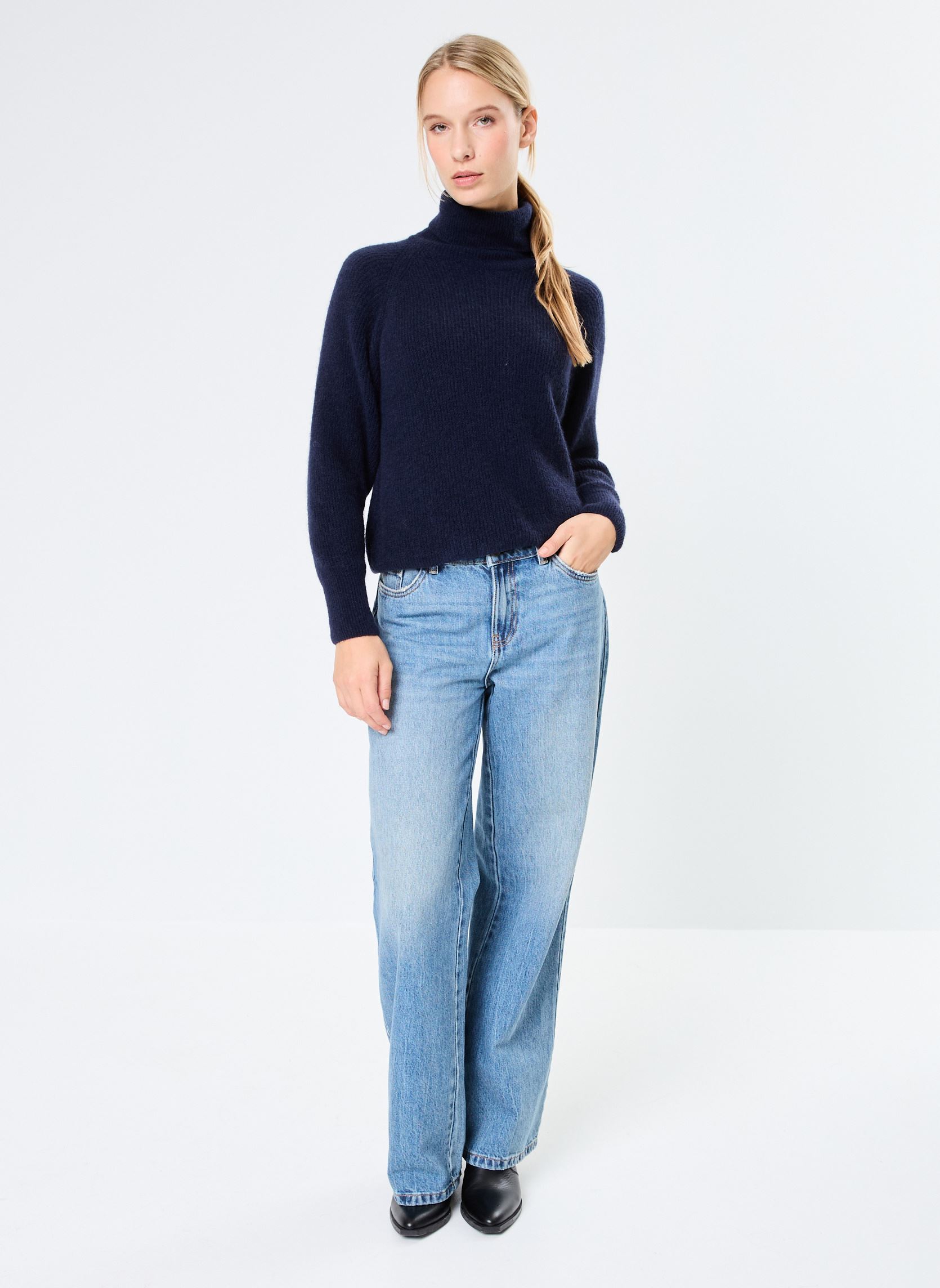 Pulls Mona femme bleu La Petite Etoile Pulls Mona femme bleu MARINE