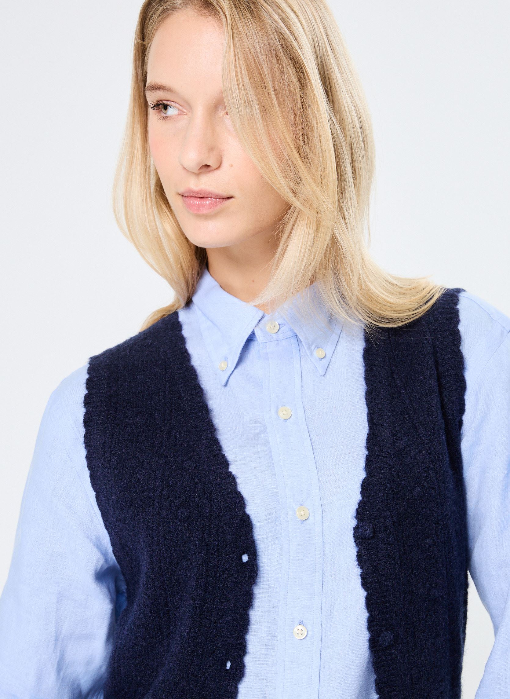 Gilets Gilet - Monica femme bleu La Petite Etoile Gilets Gilet - Monica femme bleu Marine