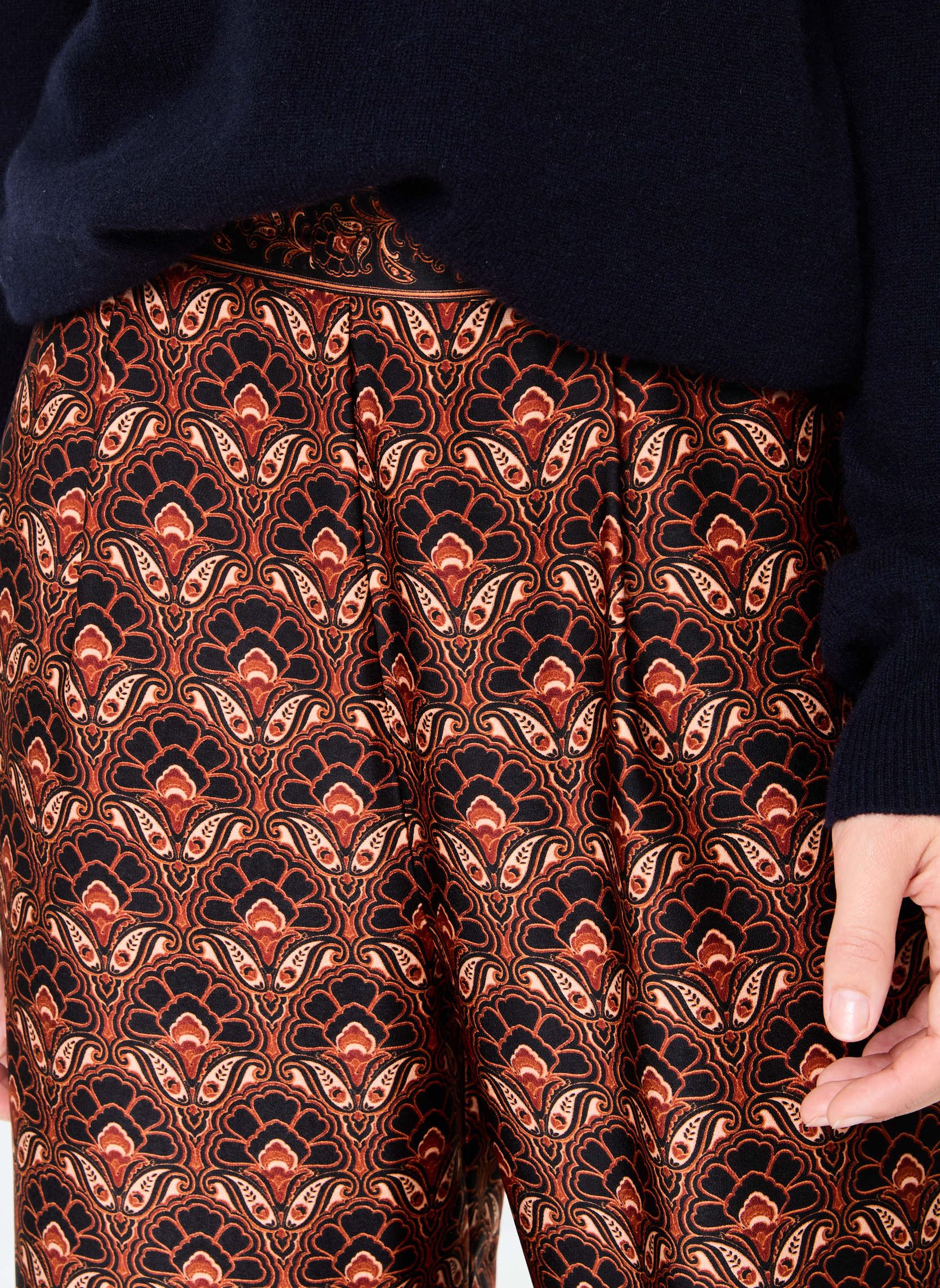 Pantalons larges Penny femme marron La Petite Etoile Pantalons larges Penny femme marron Romano