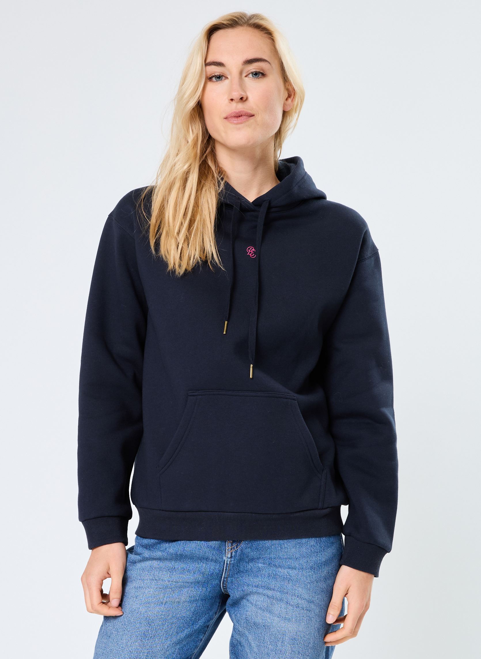 Sweats à capuche Tamara femme bleu La Petite Etoile Sweats à capuche Tamara femme bleu Marine