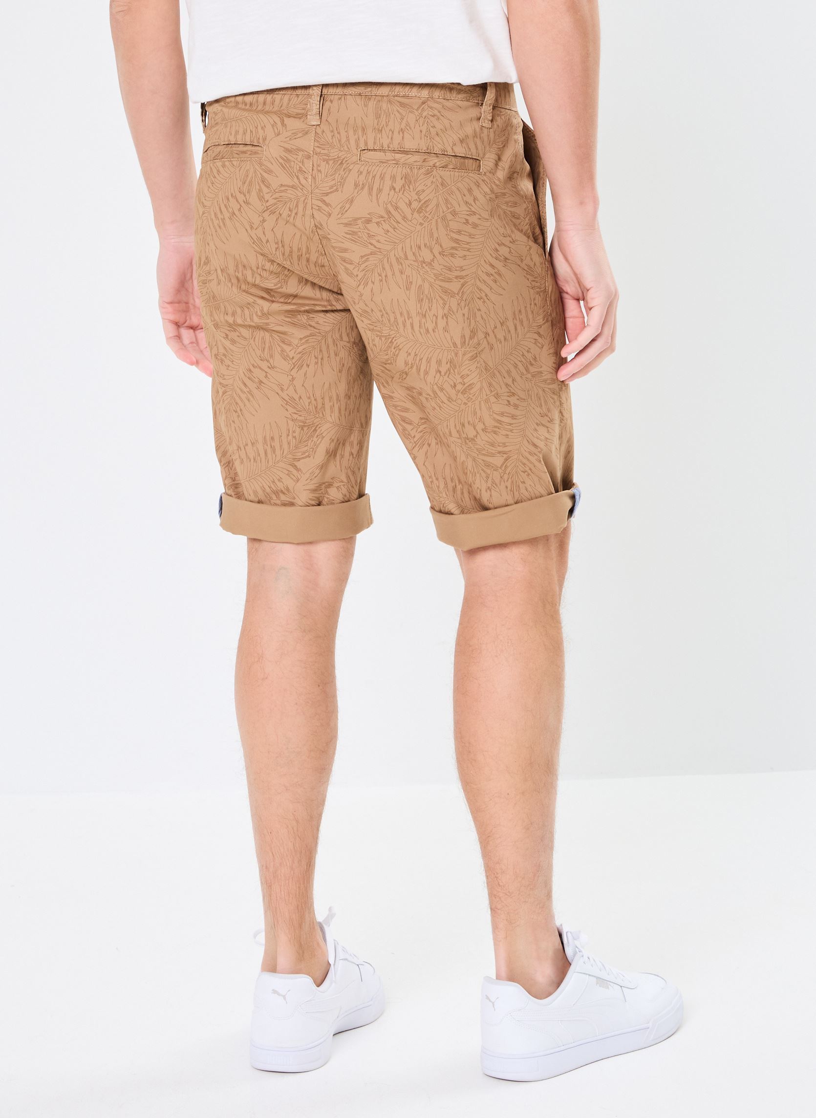 Bermudas SADAO bermuda homme beige MADE BY Bermudas SADAO bermuda homme beige IMP_FEUILLE_TYGER