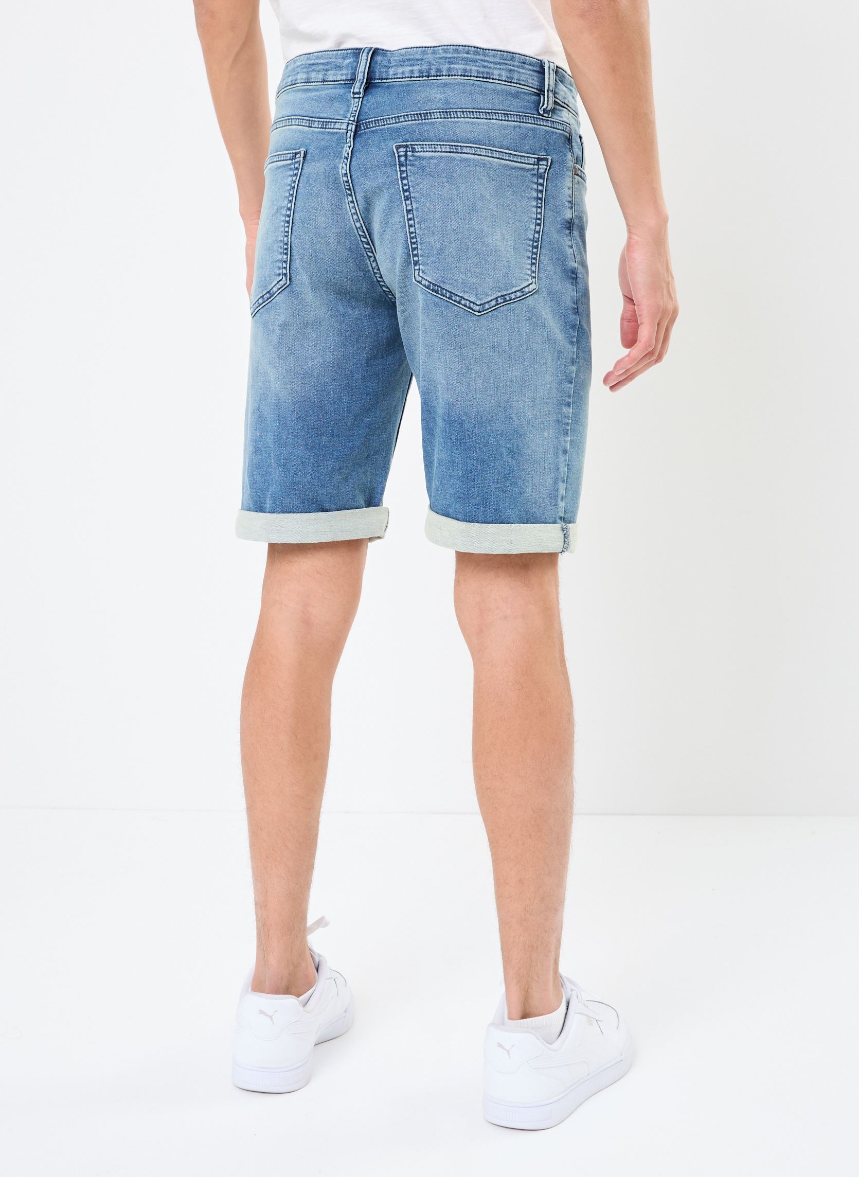 Shorts en jean SLAVIO short denim homme bleu MADE BY Shorts en jean SLAVIO short denim homme bleu DENIM STONE