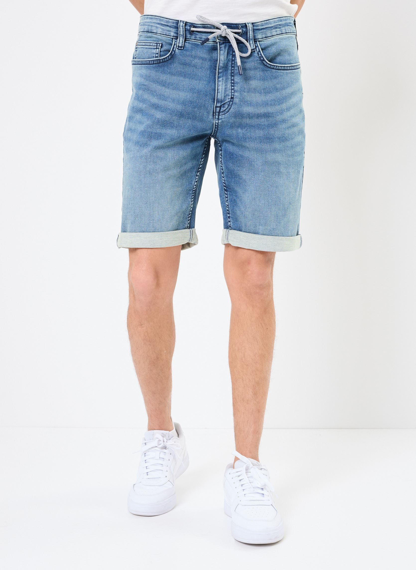 Shorts en jean SLAVIO short denim homme bleu MADE BY Shorts en jean SLAVIO short denim homme bleu DENIM STONE