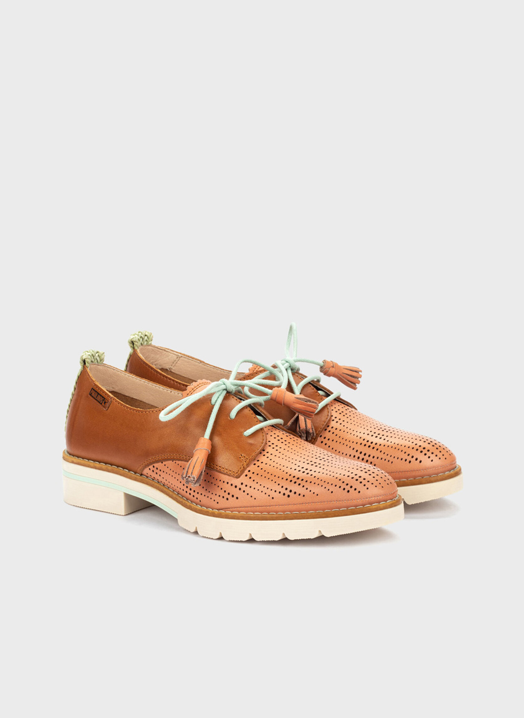 Derbies SITGES femme orange Pikolinos Derbies SITGES femme orange Orange
