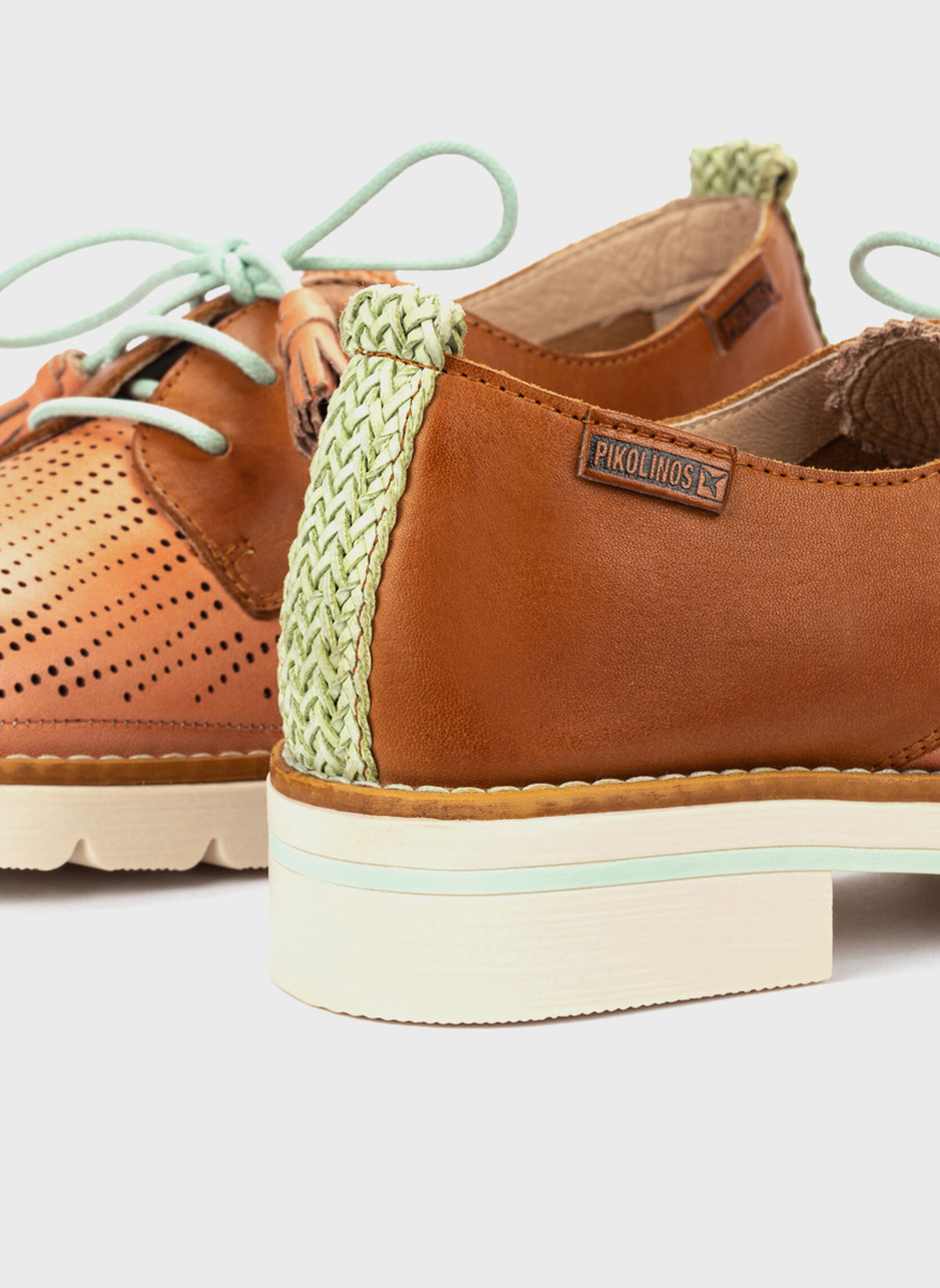 Derbies SITGES femme orange Pikolinos Derbies SITGES femme orange Orange