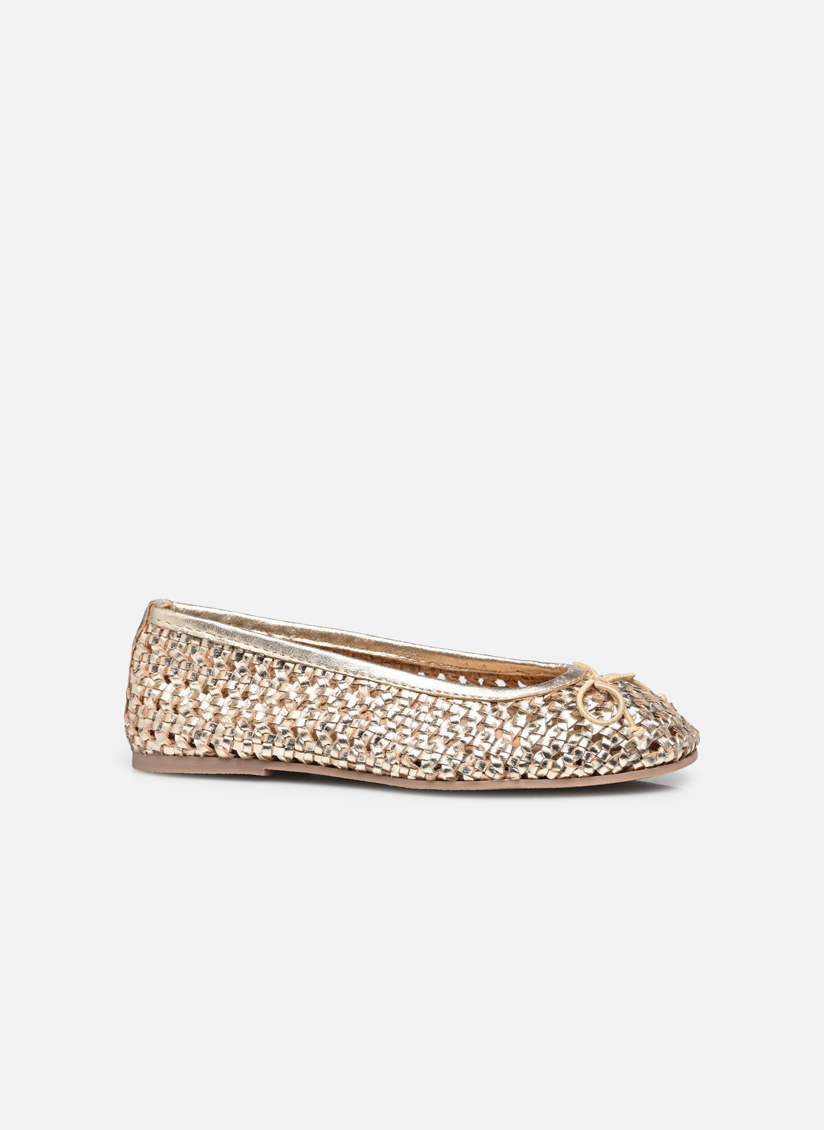 Ballerines CHELLY fille or et bronze Rose et Martin Ballerines CHELLY fille or et bronze Doré