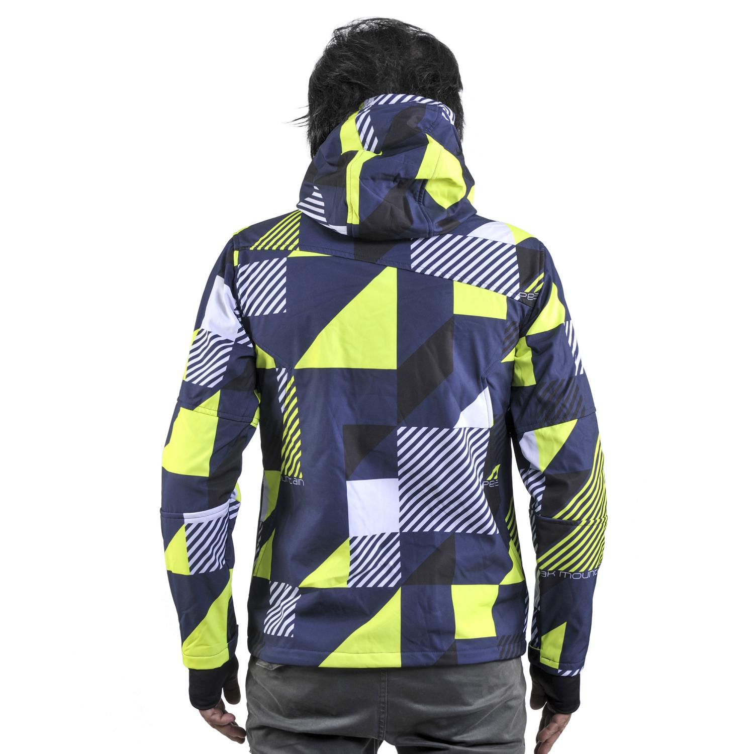 Blousons Blouson softshell homme COVER MARINE/JAUNE homme bleu Peak Mountain Blousons Blouson softshell homme COVER MARINE/JAUNE homme bleu Bleu marine