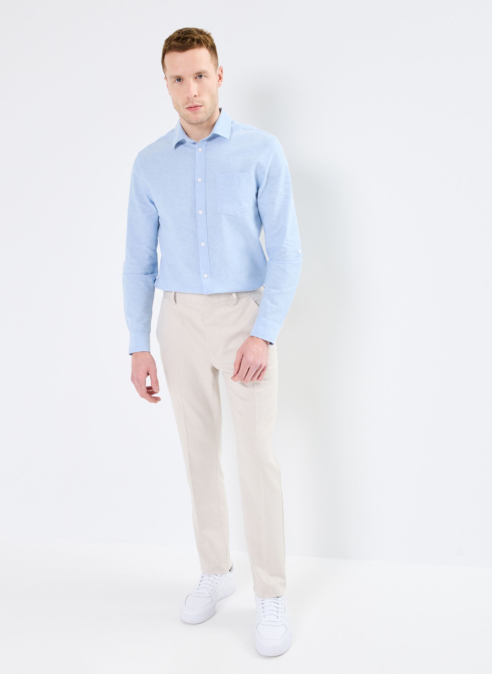 Chino-Hosen PLIN herren beige Marvin&Co Chino-Hosen PLIN herren beige OATMEAL