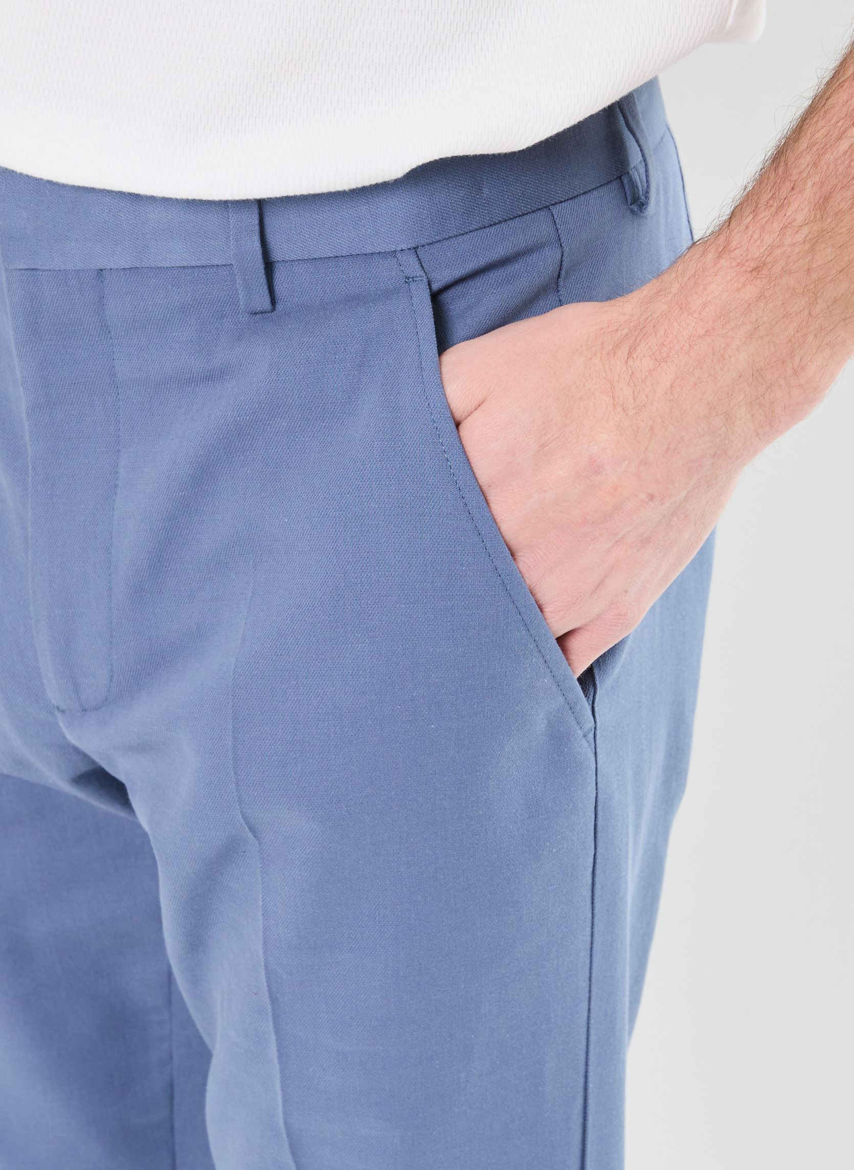 Pantalons chino PLIN homme bleu Marvin&Co Pantalons chino PLIN homme bleu CHINA BLUE